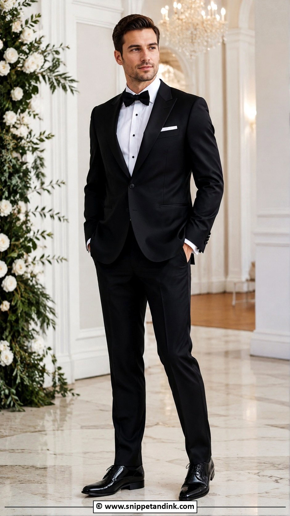 Tuxedo Wedding Suit - Snippet and Ink - 35 Wedding Suit Ideas