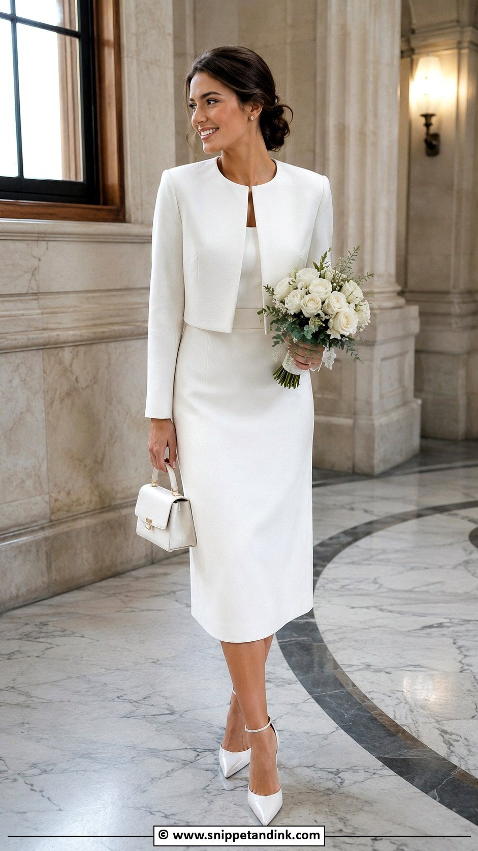 Two Piece Court Wedding Outfit - Snippet and Ink - 30 Court Wedding Dress Ideas