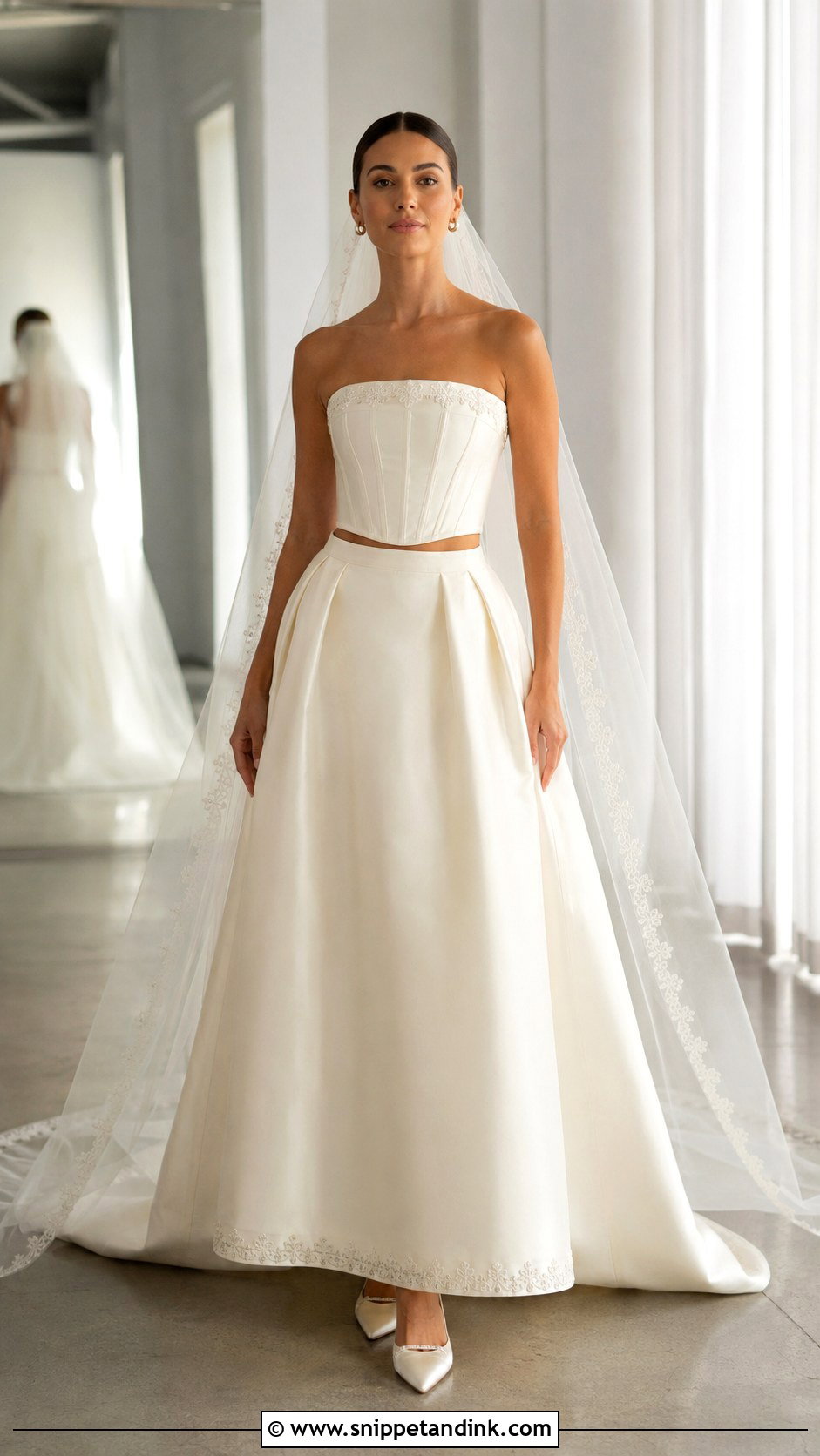 Two Piece Couture Wedding Dress - Snippet and Ink - 25 Haute Couture Wedding Dress Ideas