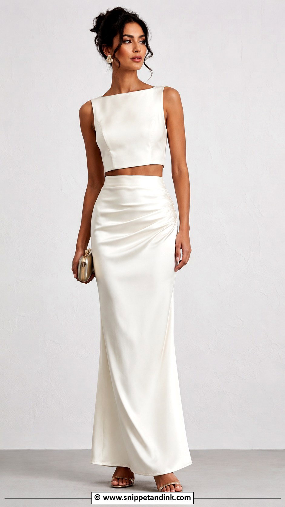 Two Piece Gown Outfit - Snippet and Ink - 30 Gown Style Ideas