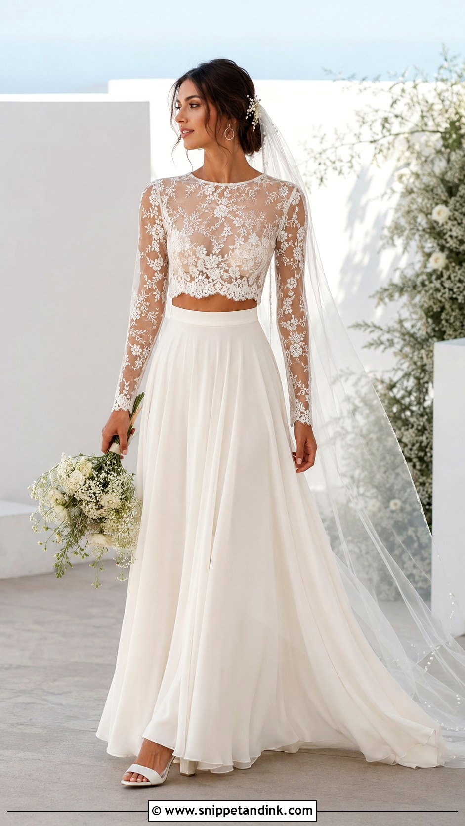 Two Piece Mesh Wedding Dress - Snippet and Ink - 20 Mesh Wedding Dress Ideas