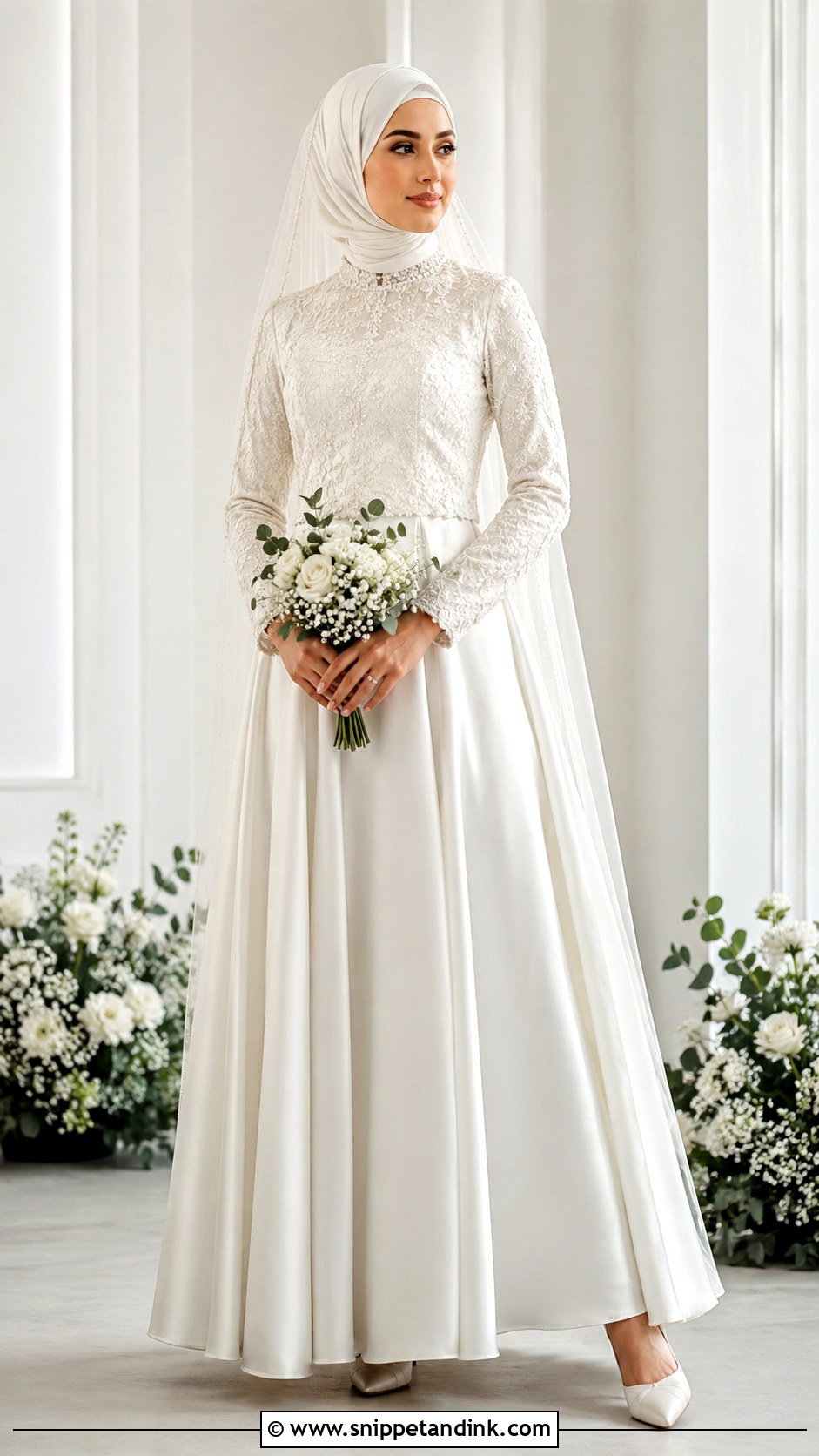 Two Piece Muslim Wedding Dress - Snippet and Ink - 30 Muslim Wedding Dress Ideas