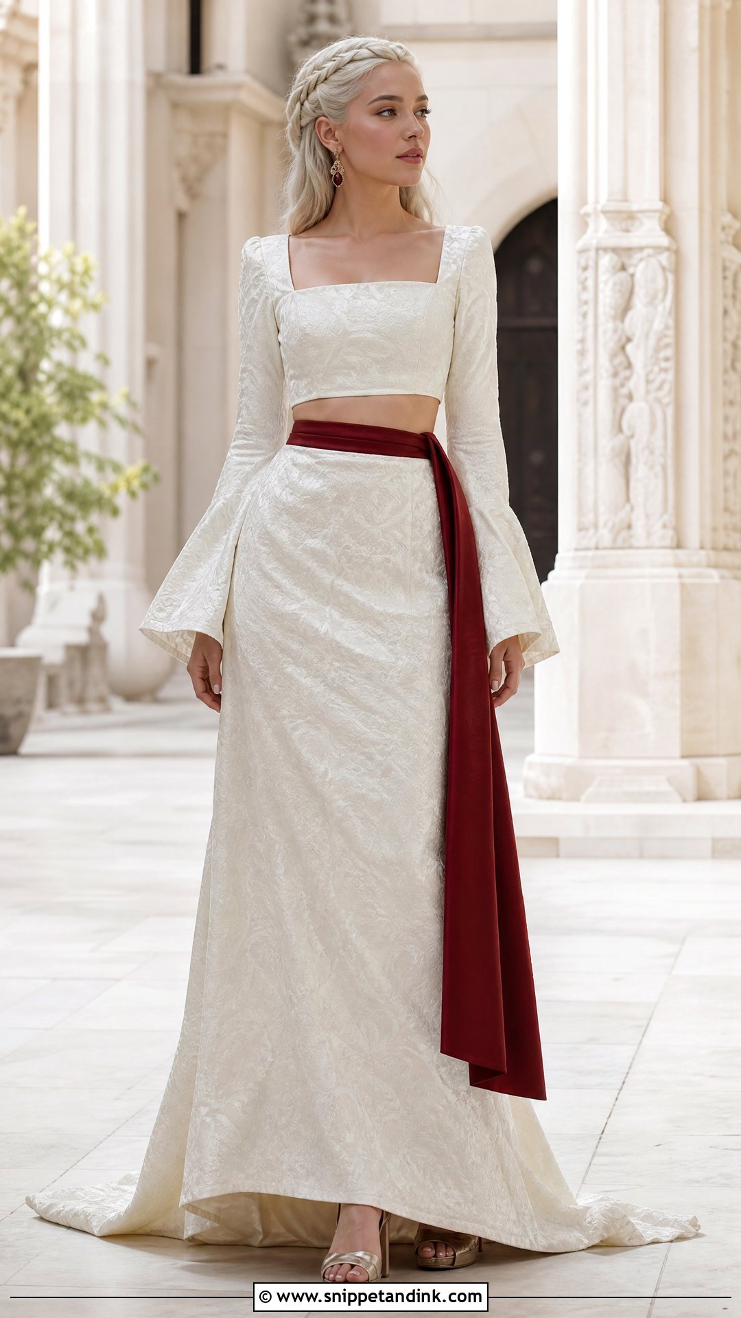 Two Piece Rhaenyra Wedding Dress - Snippet and Ink - 20 Rhaenyra Wedding Dress Ideas