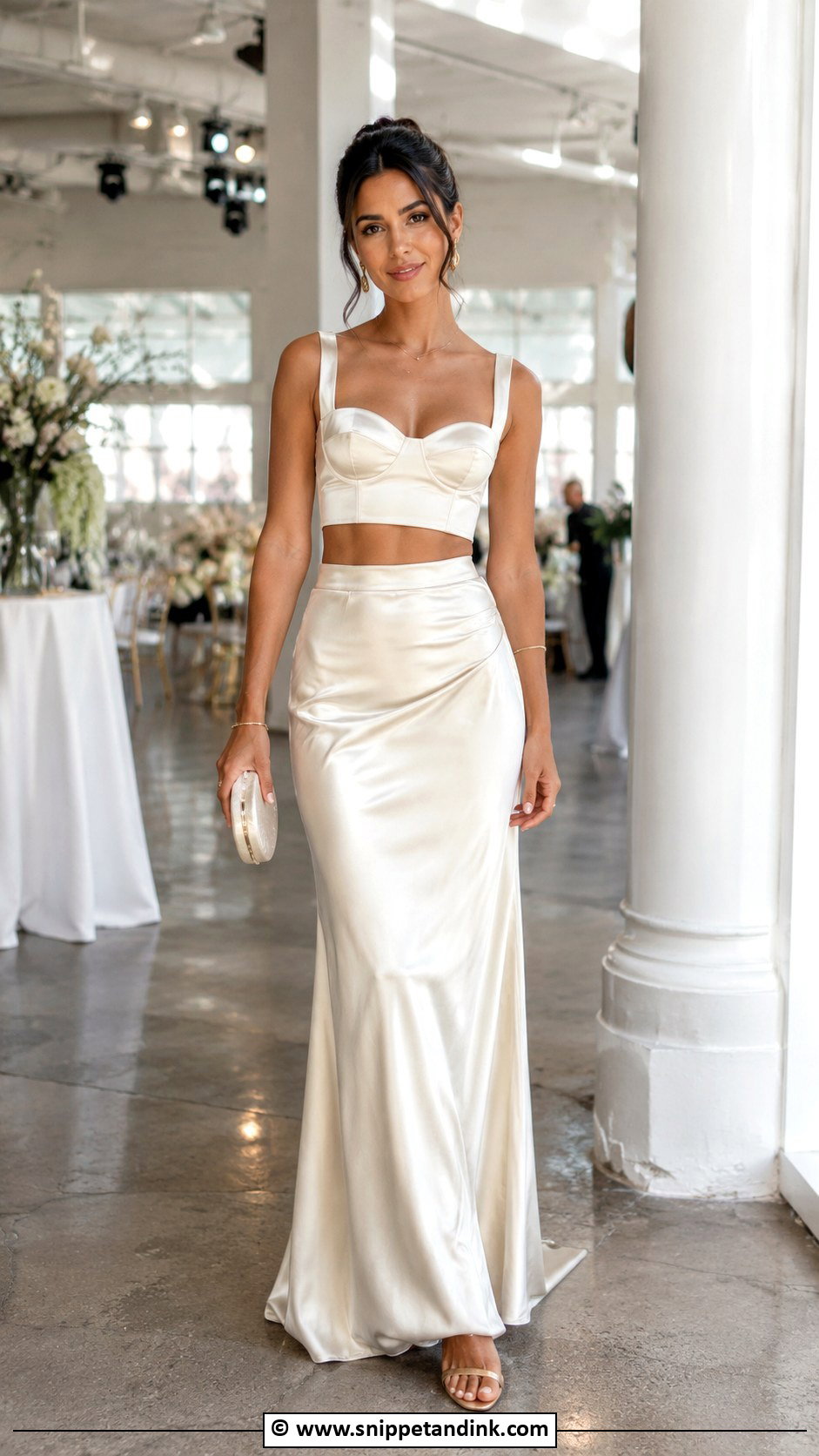 Two Piece Skirt Set Outfit - Snippet and Ink - 30 Award Ceremony Outfit Ideas