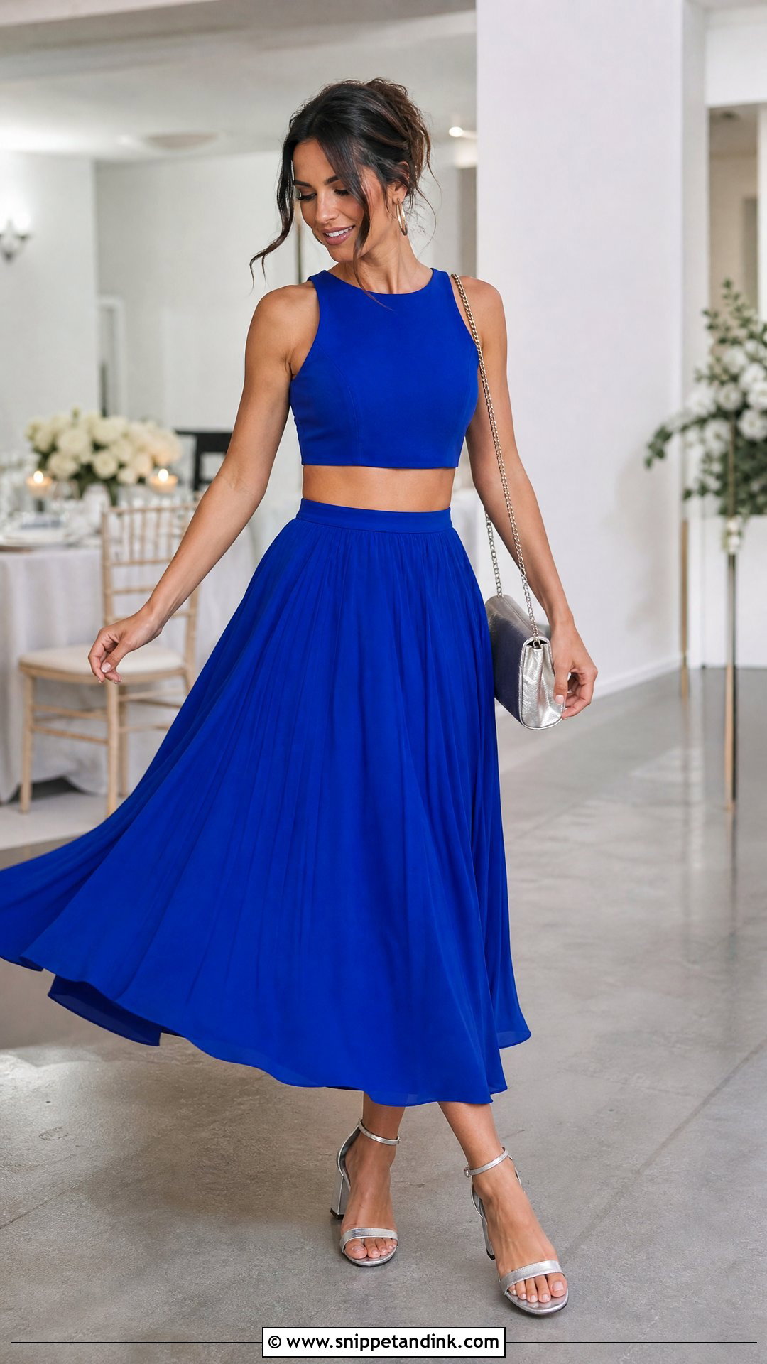 Two Piece Skirt Set Wedding Dance Outfit - Snippet and Ink - 20 Wedding Dance Outfit Ideas