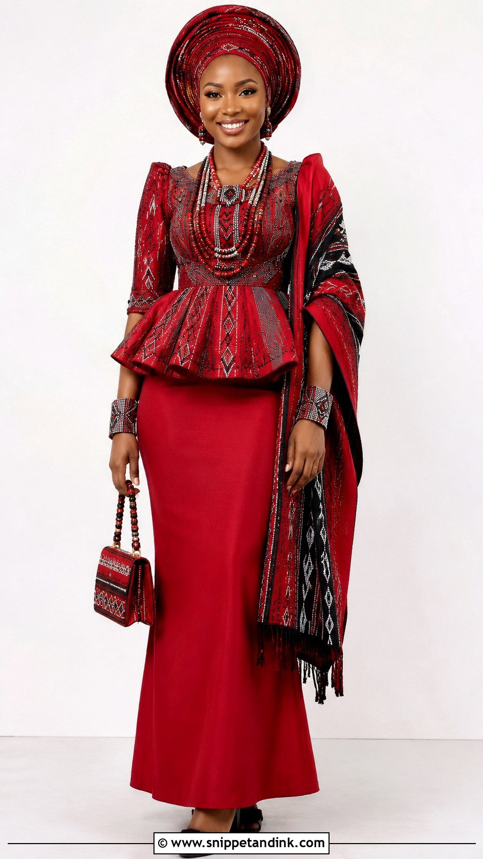 Two Piece Swati Bridal Outfit - Snippet and Ink - 20 Swati Wedding Dresses