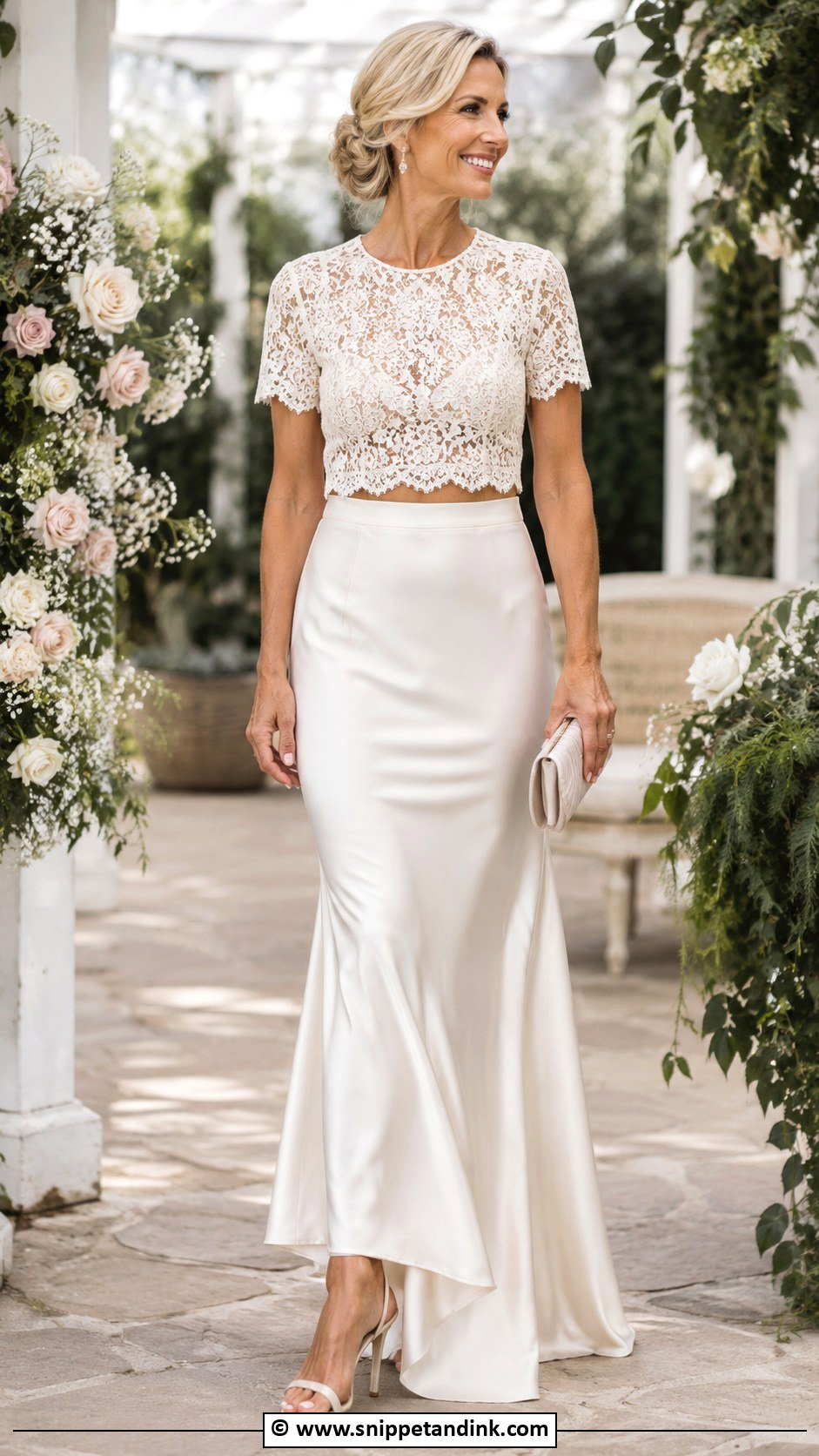 Two Piece Vow Renewal Outfit - Snippet and Ink - 30 Vow Renewal Dress Ideas