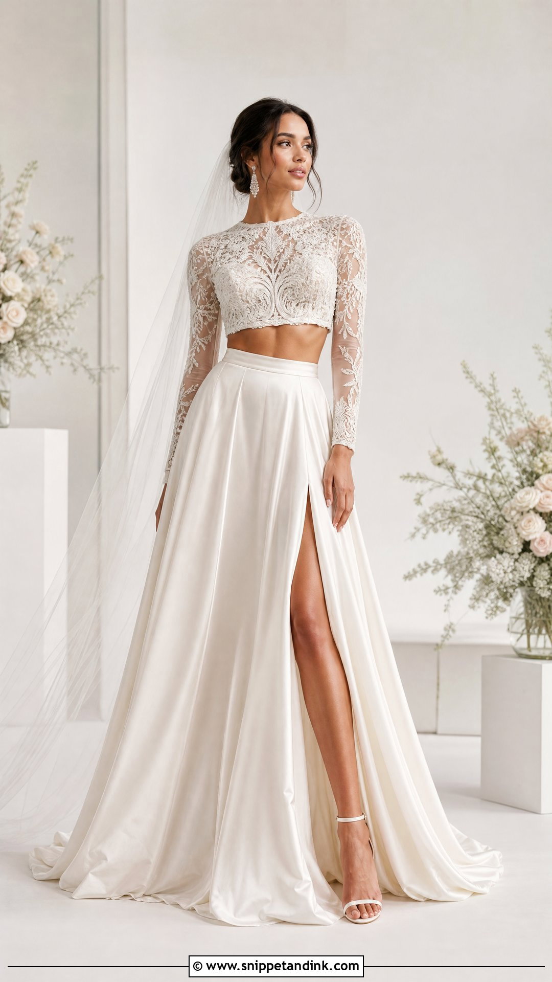 Two Piece Wedding Couture - Snippet and Ink - 20 Wedding Couture Ideas