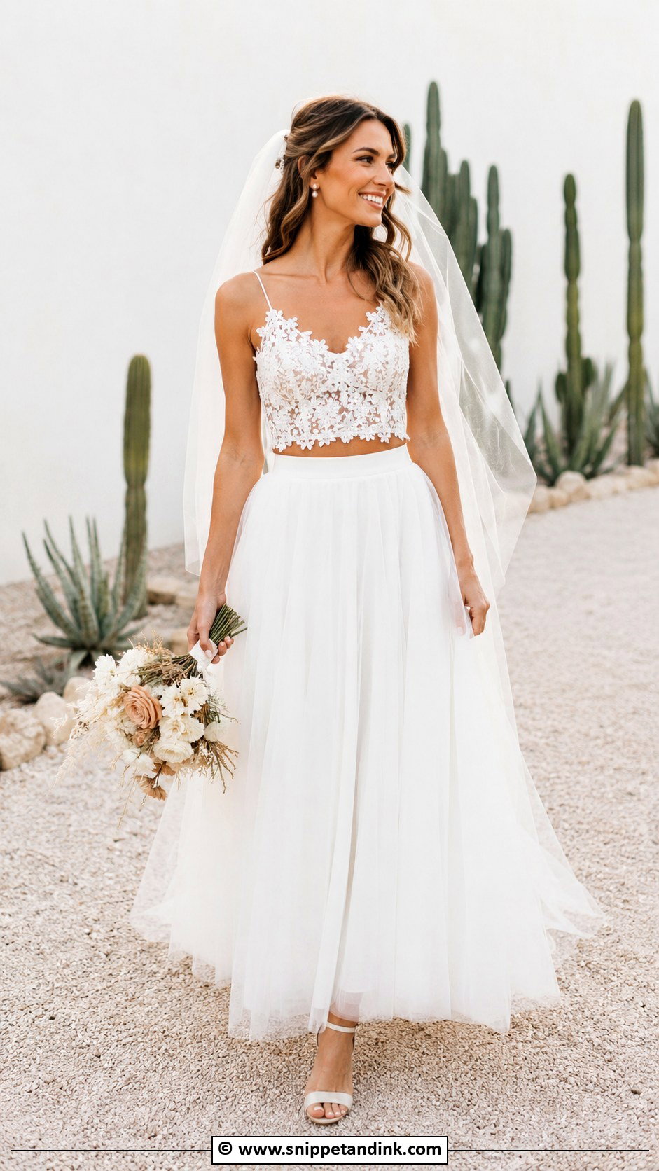 Two Piece Wedding Dress - Snippet and Ink - 30 Ethereal Wedding Dress Romantic Ideas