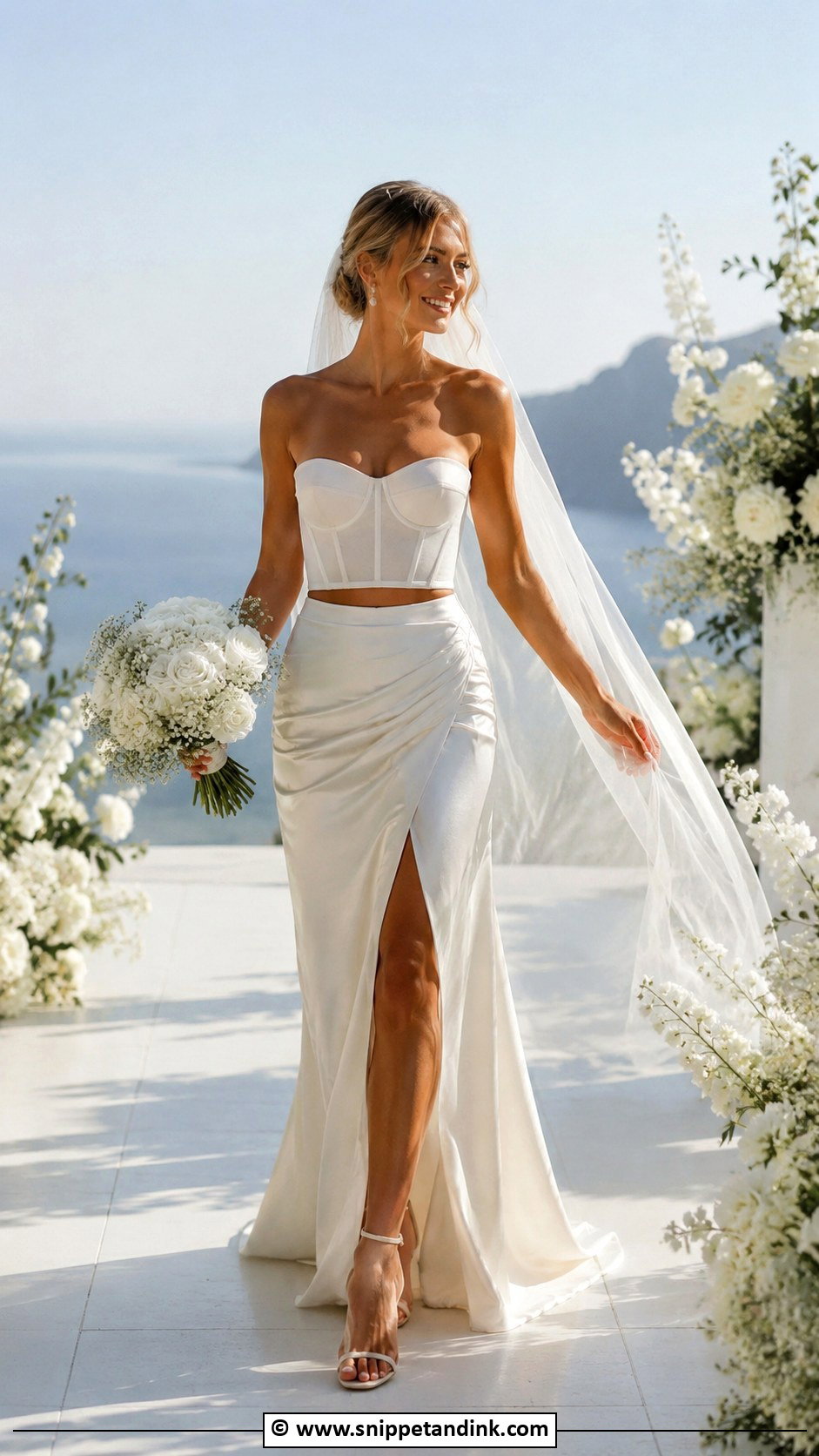Two Piece Wedding Dress - Snippet and Ink - 30 Marriage Dress Ideas