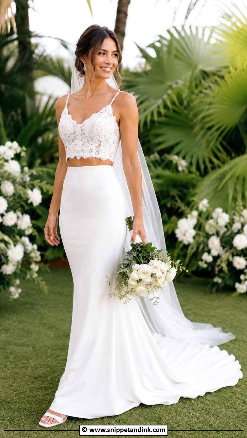 Two Piece Wedding Dress - Snippet and Ink - 30 Unconventional Wedding Dress Ideas