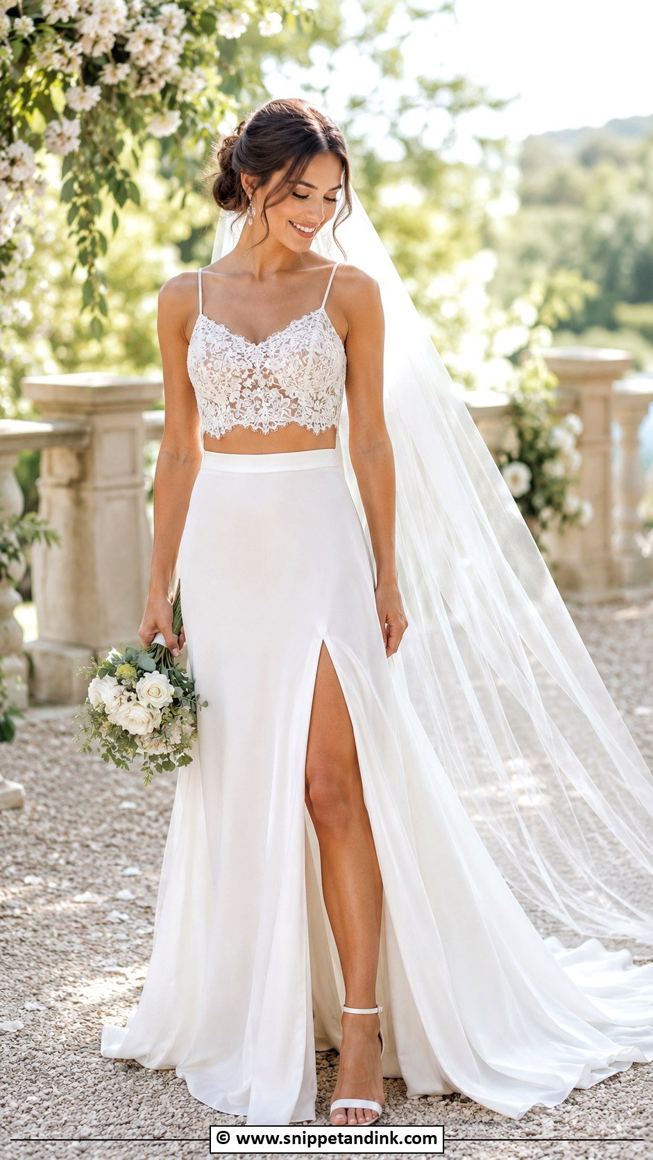 Two Piece Wedding Dress - Snippet and Ink - 30 Wedding Dresses 2024
