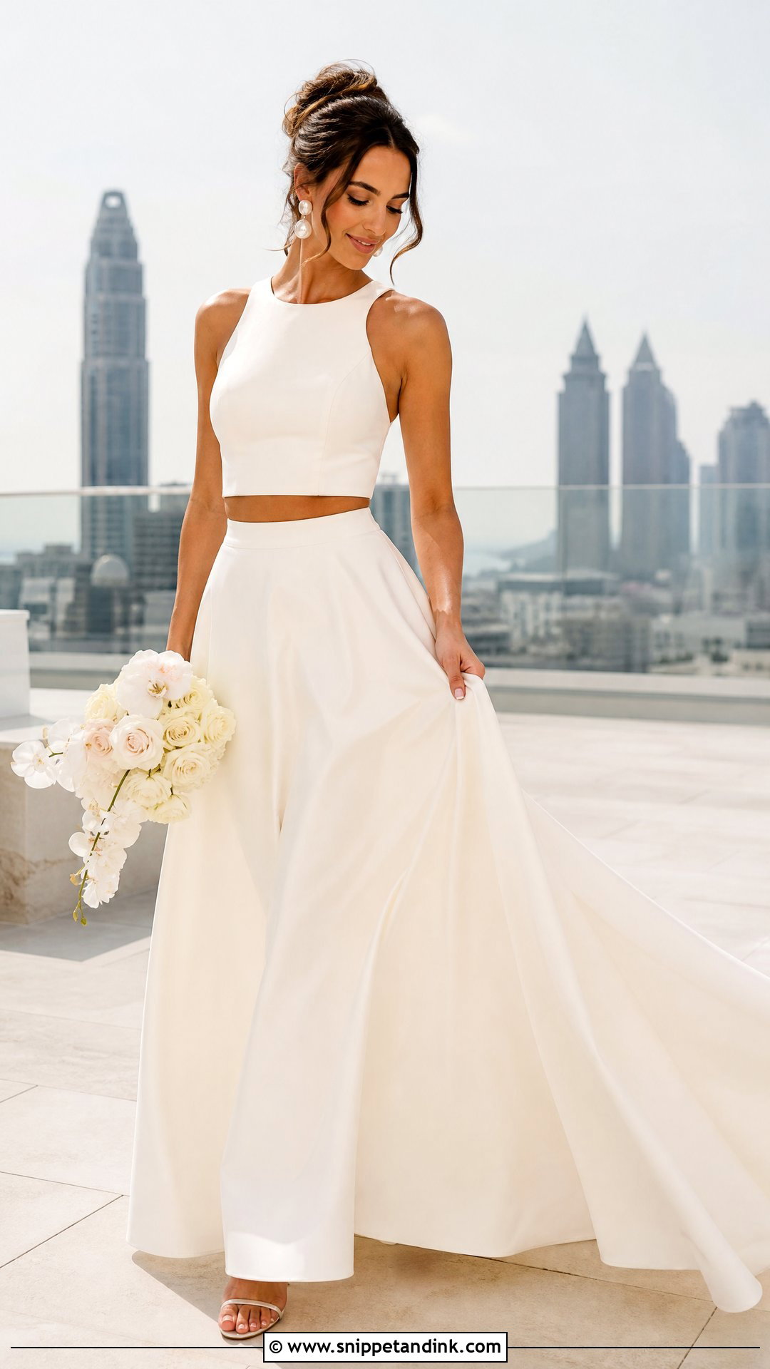 Two Piece Wedding Dress - Snippet and Ink - 25 Cool Wedding Dresses