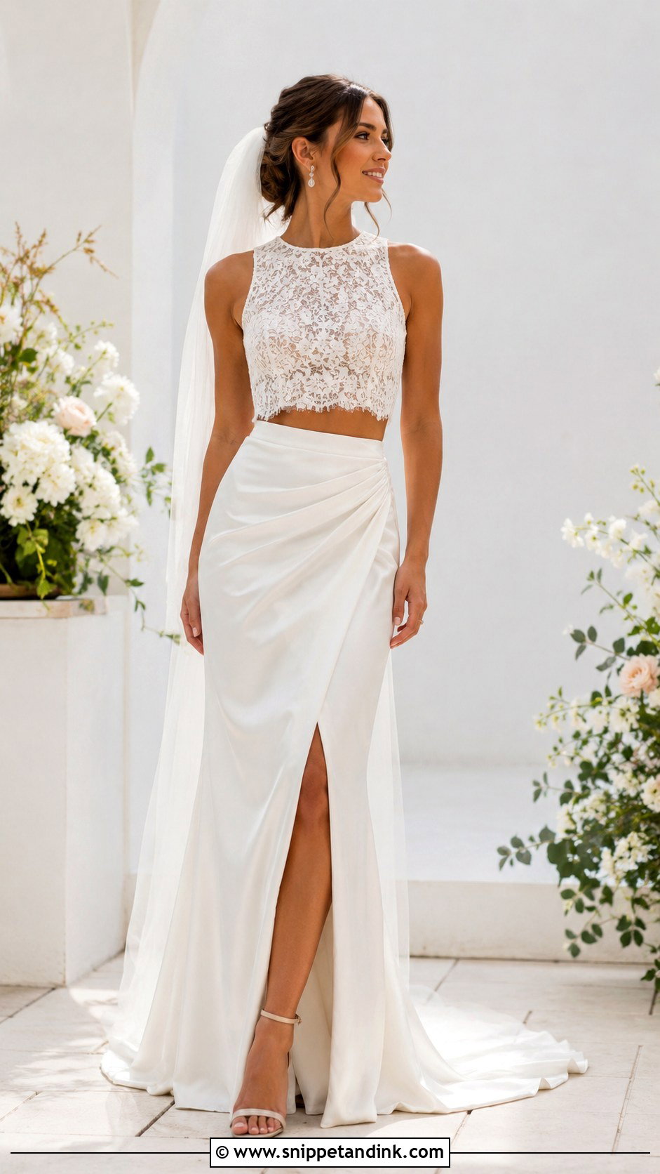 Two Piece Wedding Dress - Snippet and Ink - 30 Weddingdress Ideas