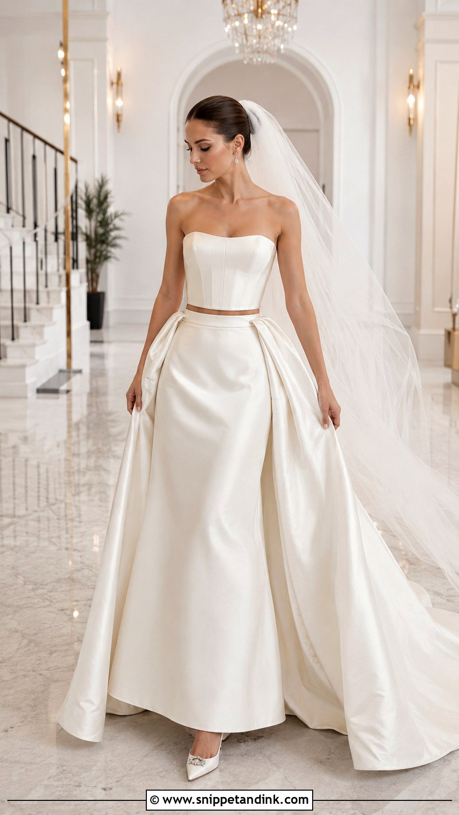 Two Piece Wedding Dress - Snippet and Ink - 20 Popular Wedding Dresses