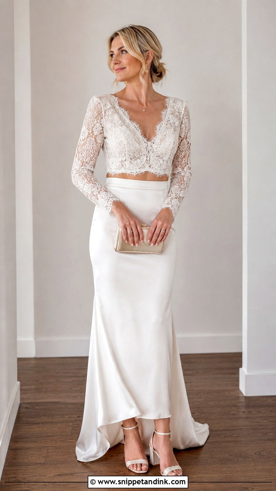 Two Piece Wedding Dress - Snippet and Ink - 25 2nd Wedding Dress Ideas
