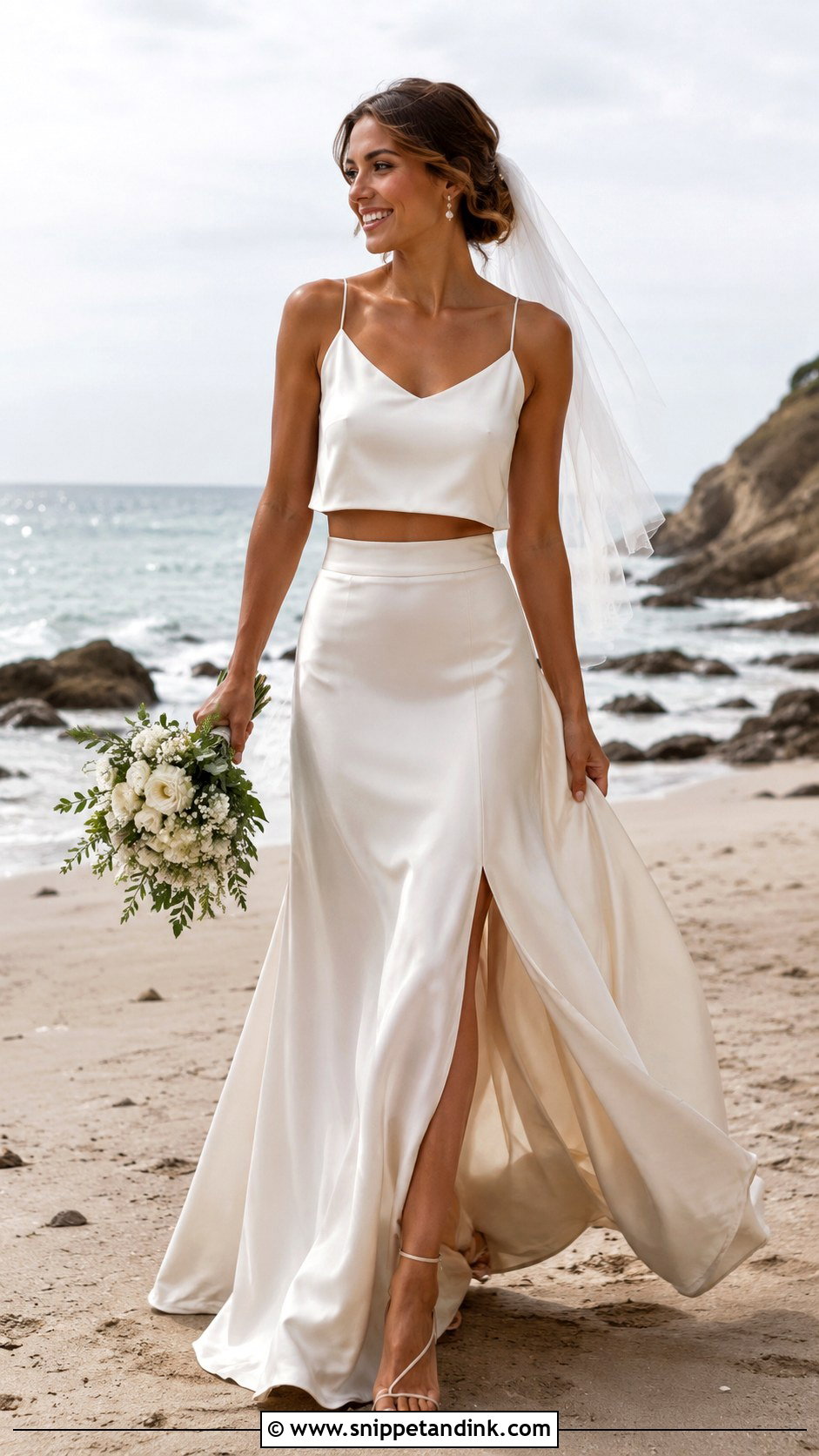 Two Piece Wedding Dress - Snippet and Ink - 25 Intimate Wedding Dress Ideas