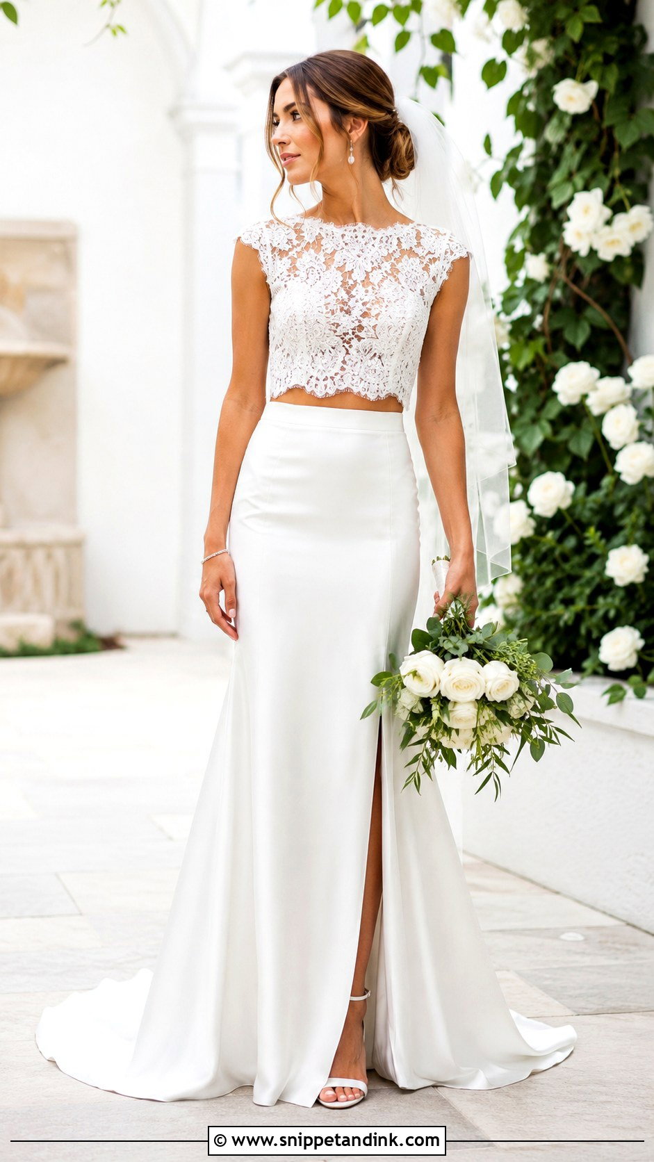 Two Piece Wedding Dress - Snippet and Ink - 25 Wedding Dress for Bride Ideas