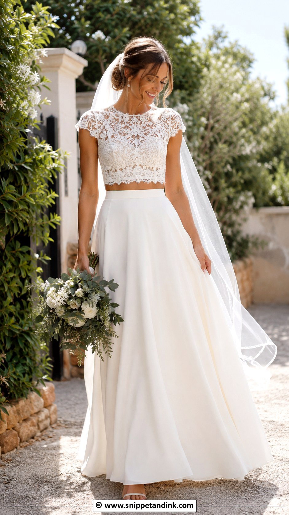 Two Piece Wedding Dress - Snippet and Ink - 25 Unique Wedding Dresses Different