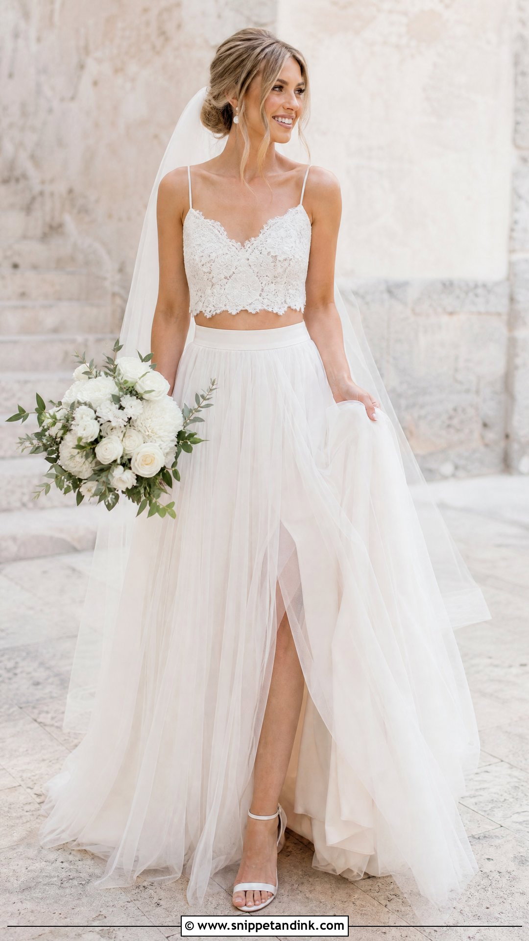 Two Piece Wedding Dress - Snippet and Ink - 25 Wedding Dress Shapes Ideas