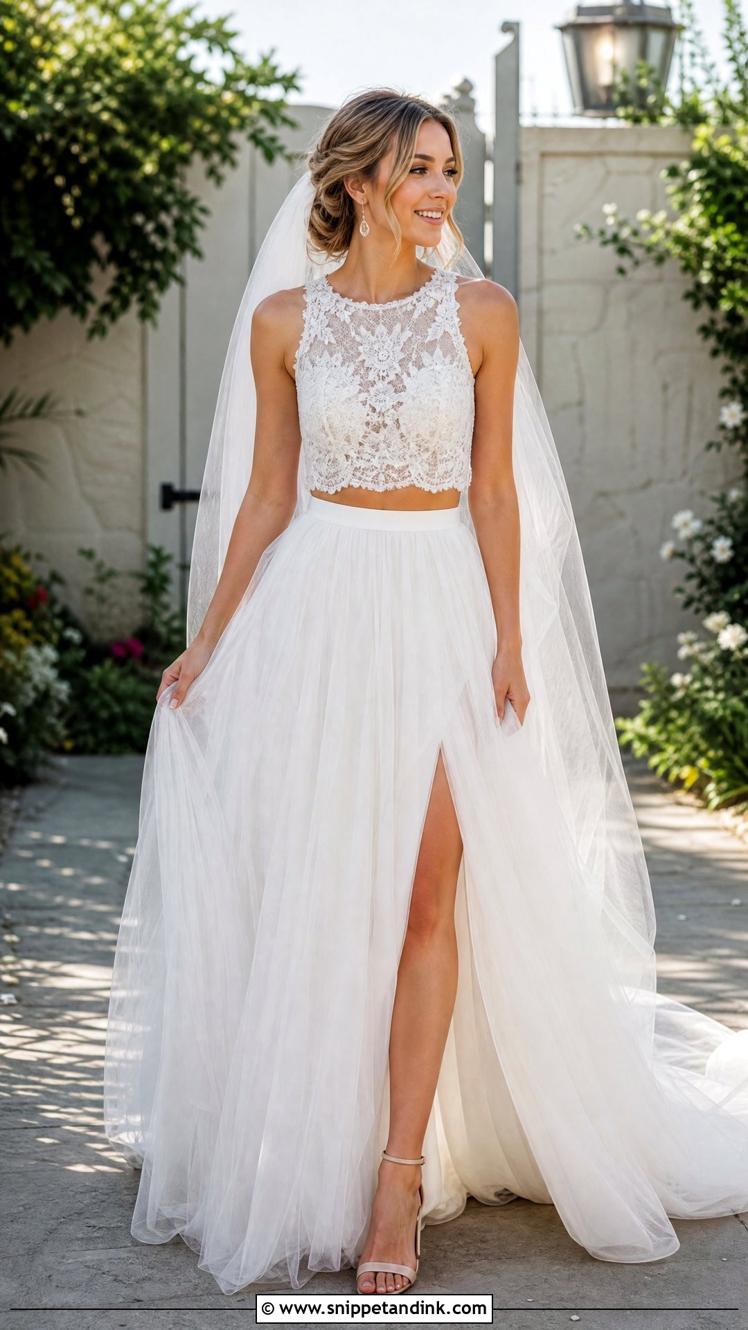 Two Piece Wedding Dress - Snippet and Ink - 25 Wedding Dress Unique Ideas