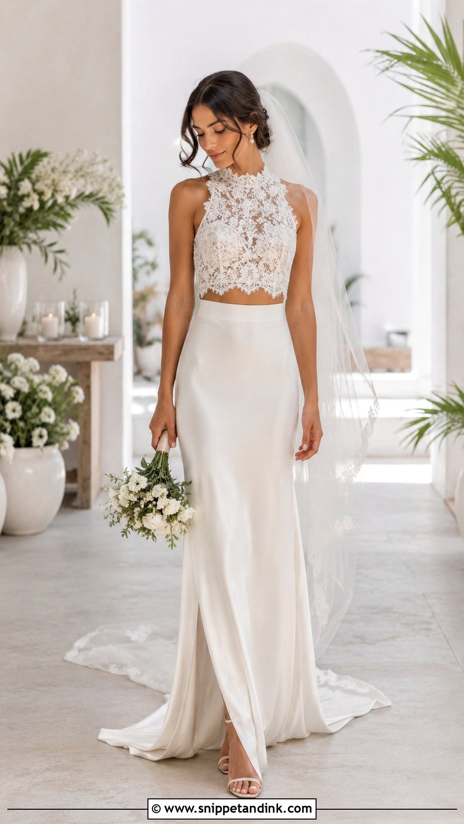 Two Piece Wedding Dress - Snippet and Ink - 25 Wedding Dresses Gown