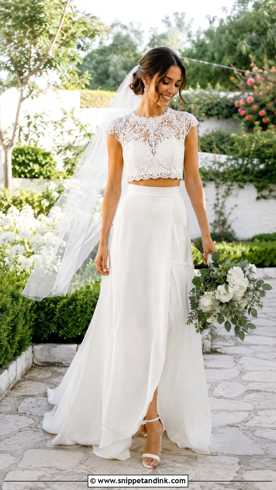 Two Piece Wedding Dress - Snippet and Ink - 25 Women Wedding Dress Ideas