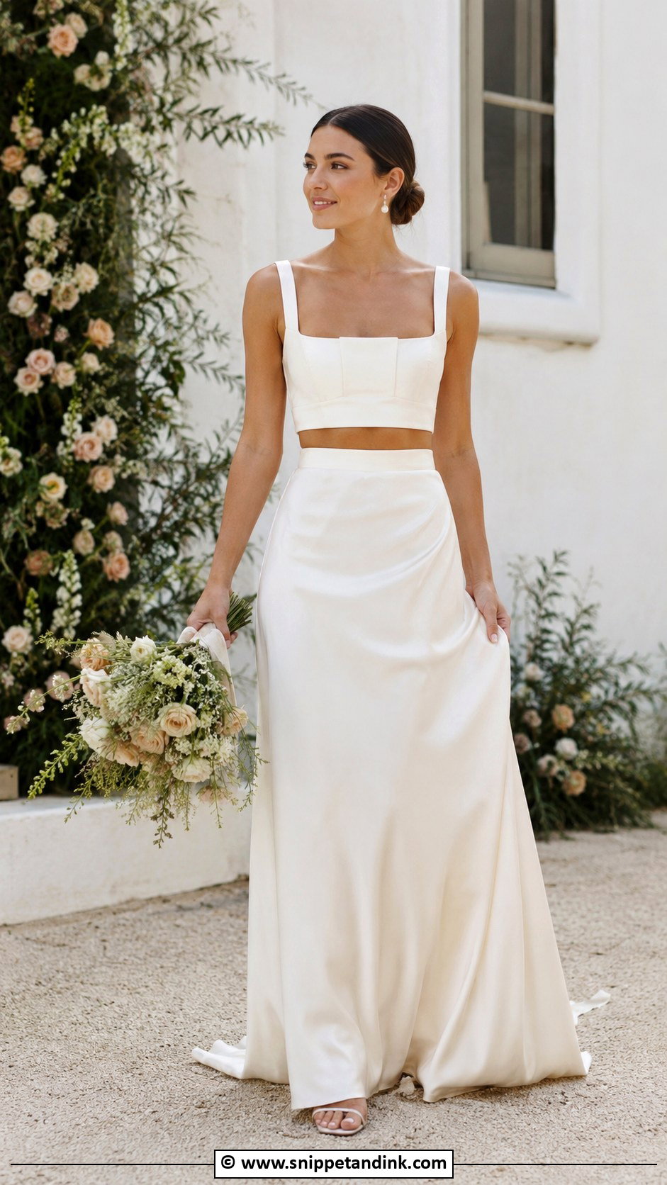 Two Piece Wedding Dress - Snippet and Ink - 25 Untraditional Wedding Dress Ideas