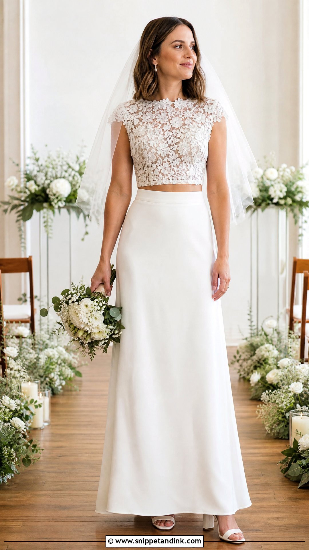 Two Piece Wedding Dress - Snippet and Ink - 20 Sew Wedding Dress Ideas