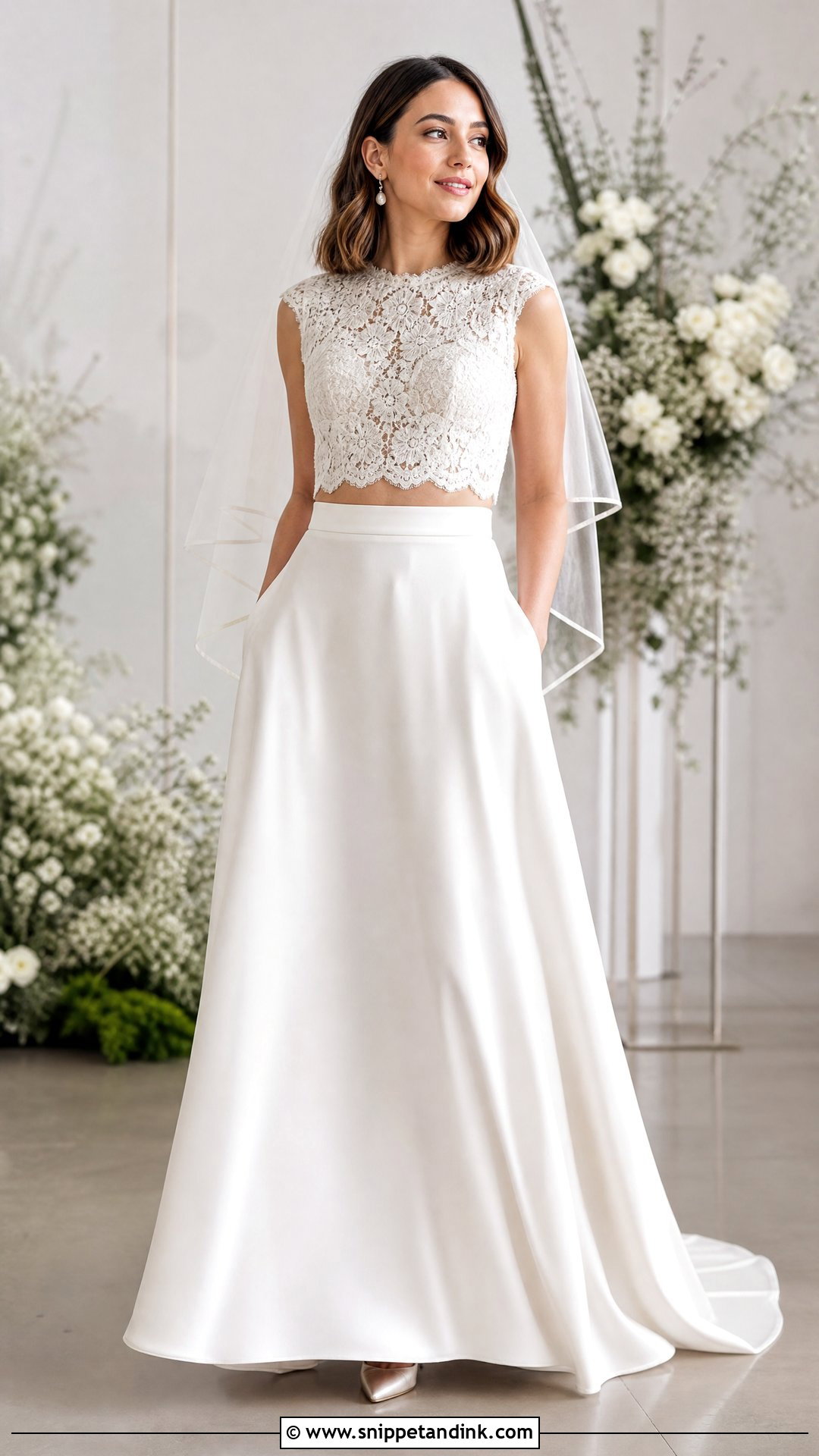Two Piece Wedding Dress - Snippet and Ink - 20 Size 10 Wedding Dress Ideas