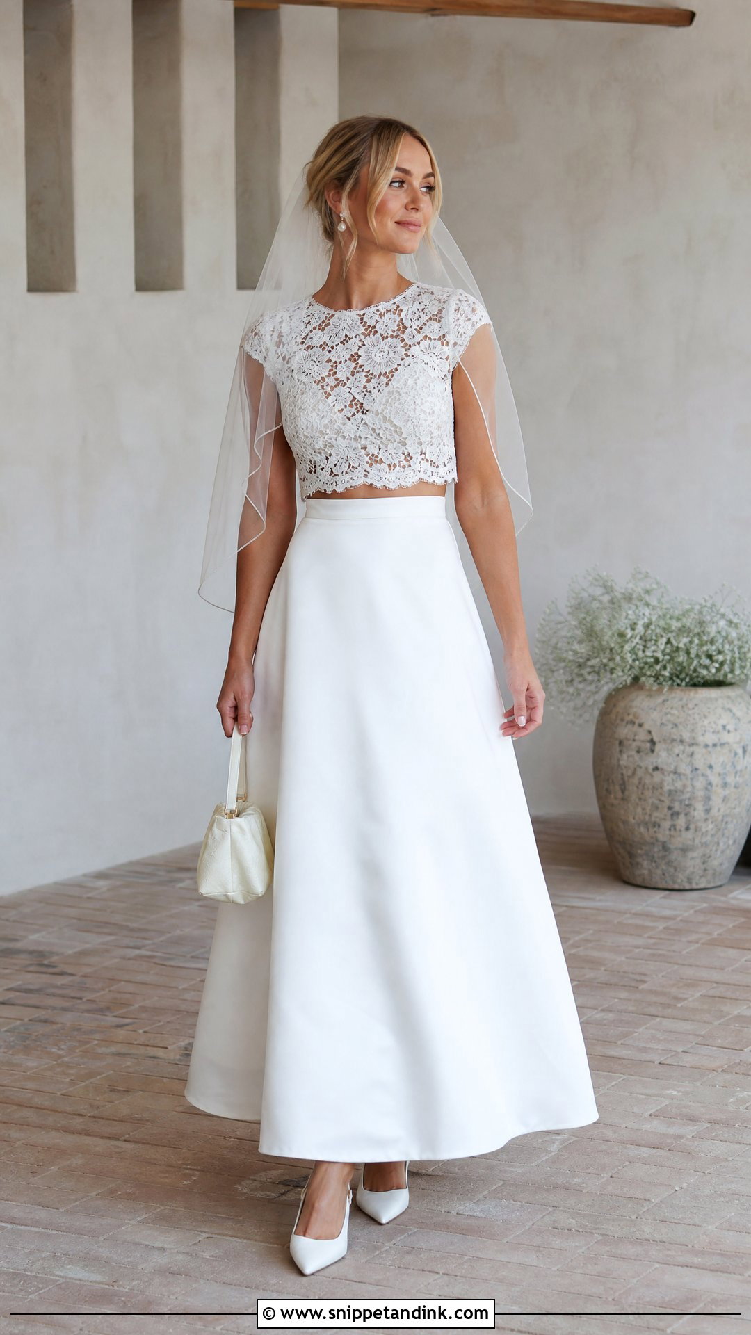 Two Piece Wedding Dress - Snippet and Ink - 20 Uk Wedding Dress Ideas