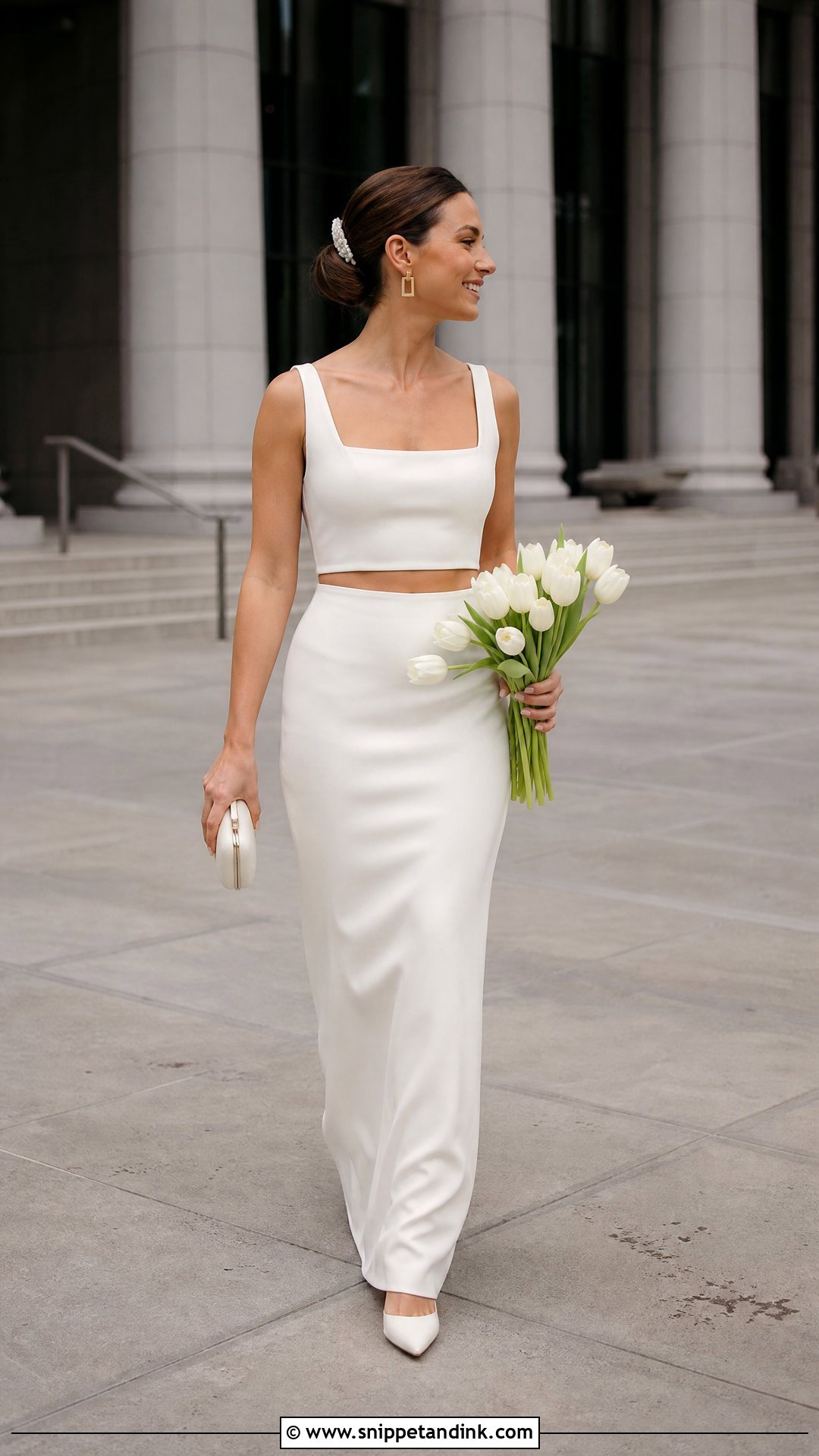 Two Piece Wedding Dress - Snippet and Ink - 20 Understated Wedding Dress Ideas