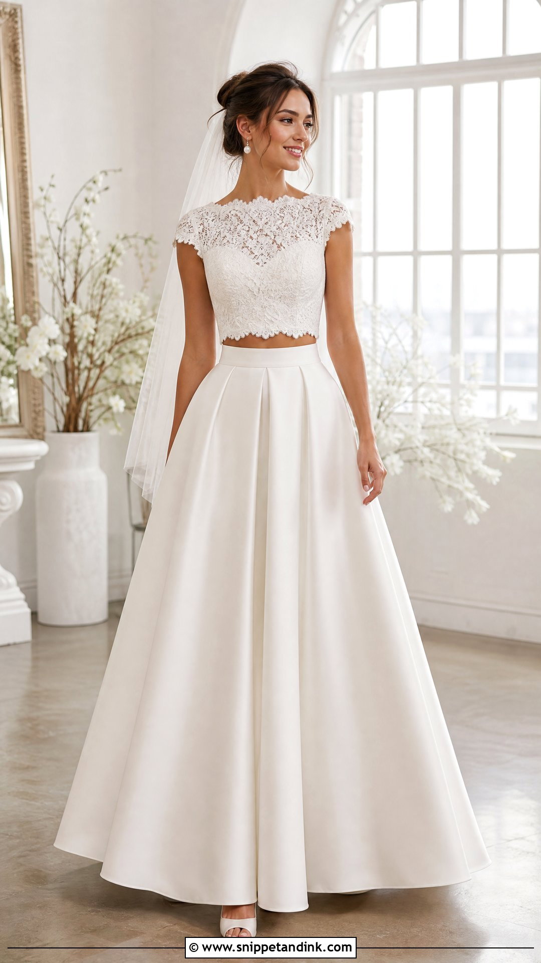 Two Piece Wedding Dress - Snippet and Ink - 20 Wedding Dresses Shapes