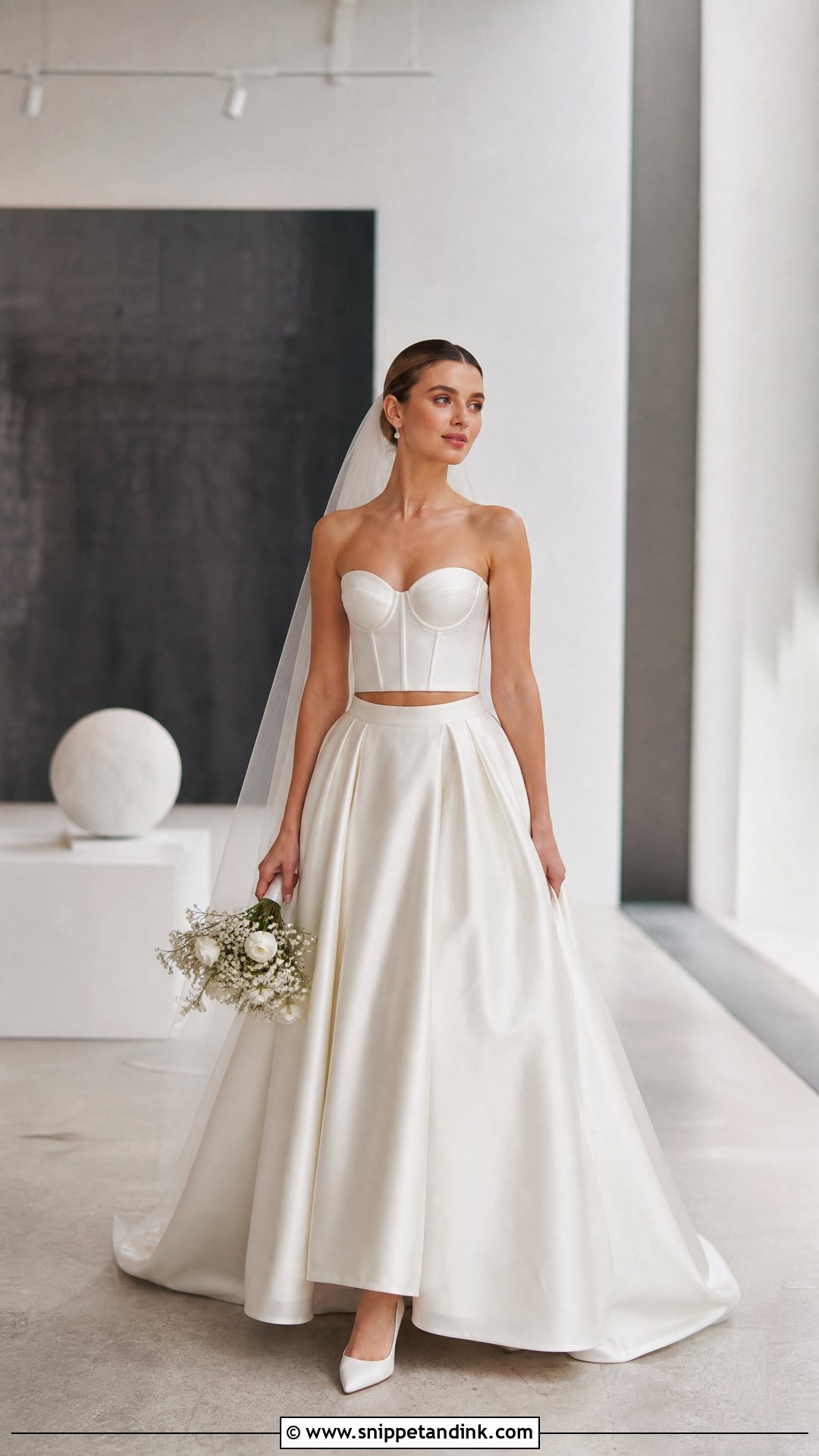 Two Piece Wedding Dress - Snippet and Ink - 20 Wedding Style Dresses