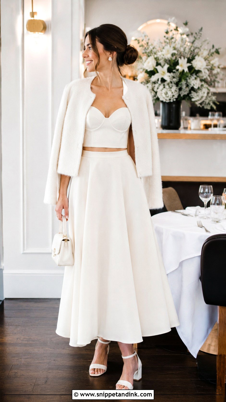Two Piece Wedding Dress - Snippet and Ink - 20 Low Key Wedding Dress Ideas