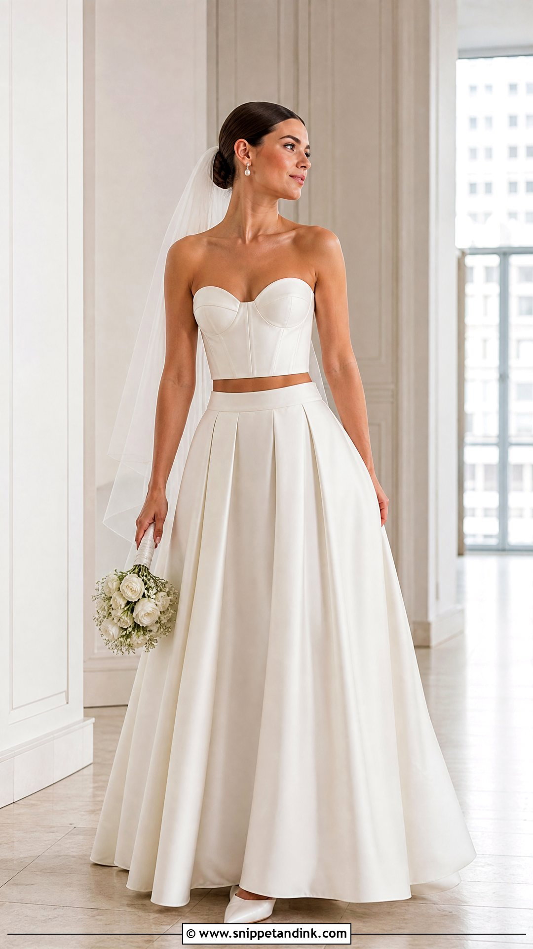 Two Piece Wedding Dress Set - Snippet and Ink - 20 Unique Wedding Dress Ideas