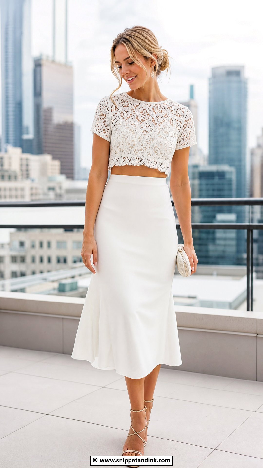 Two Piece Wedding Dress Set - Snippet and Ink - 35 Casual Wedding Dress Ideas