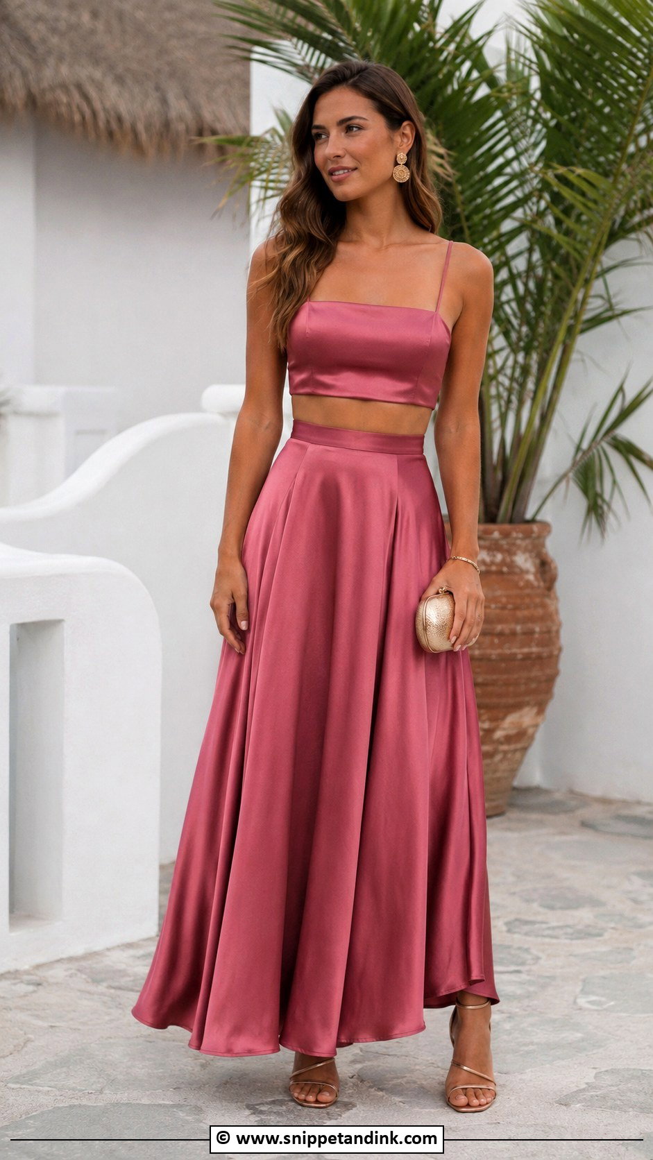 Two Piece Wedding Guest Outfit - Snippet and Ink - 35 Wedding Outfit Ideas