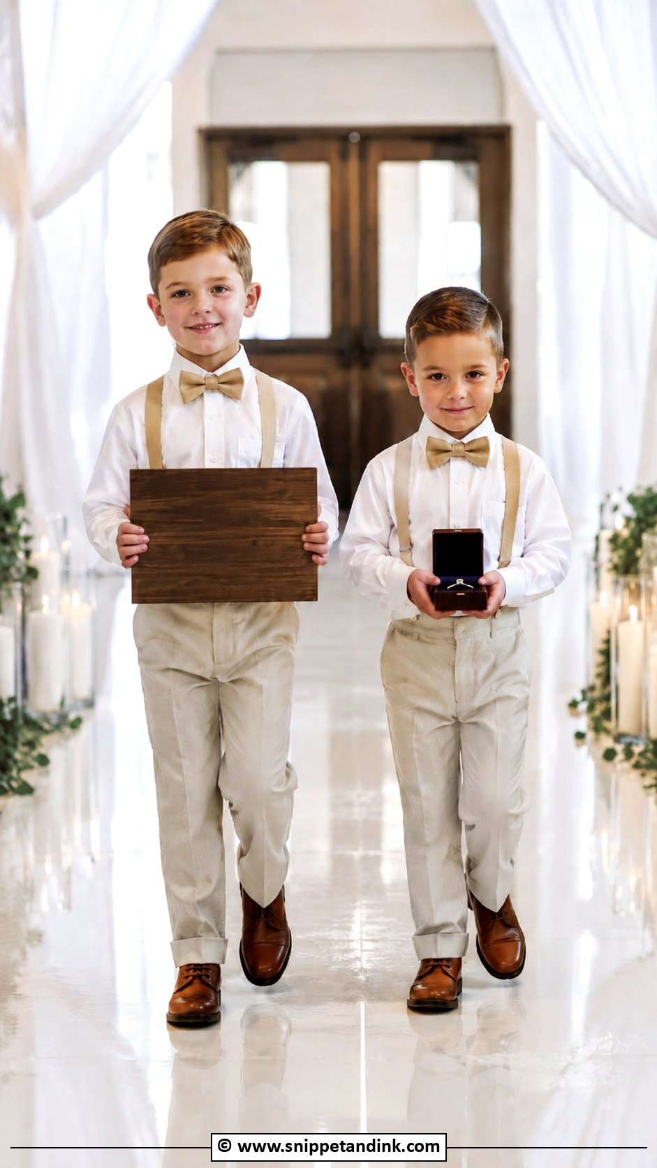 Two Ring Bearers - Snippet and Ink - 30 Ring Bearer Ideas