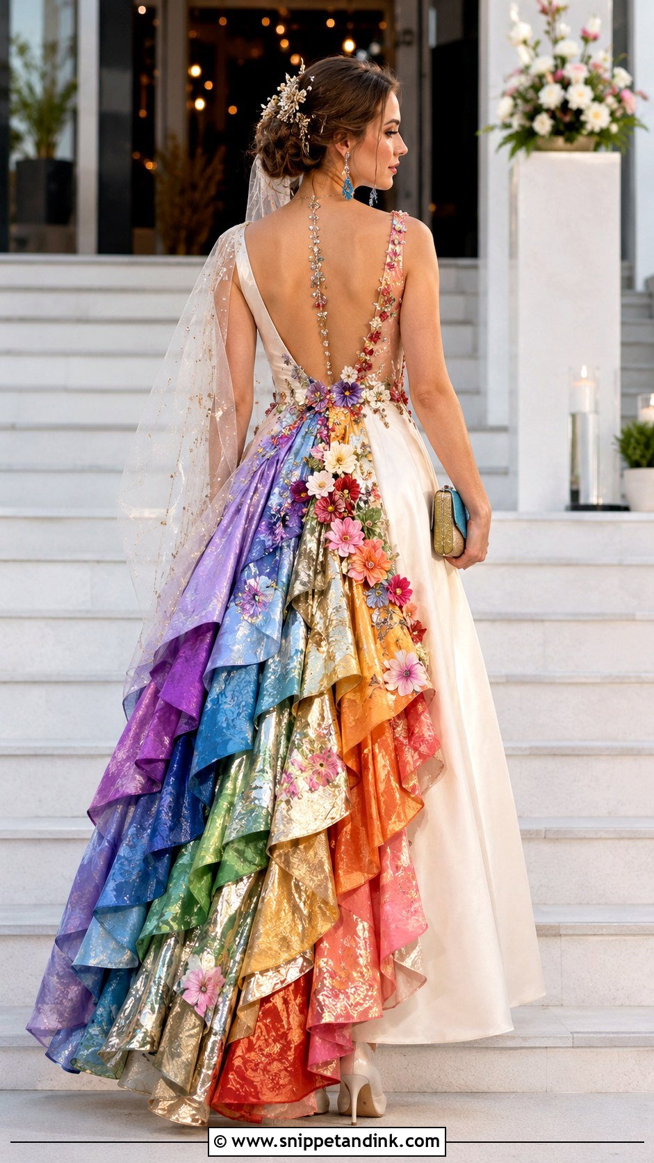 Two Sided Wedding Dress - Snippet and Ink - 20 Bizarre Wedding Dresses