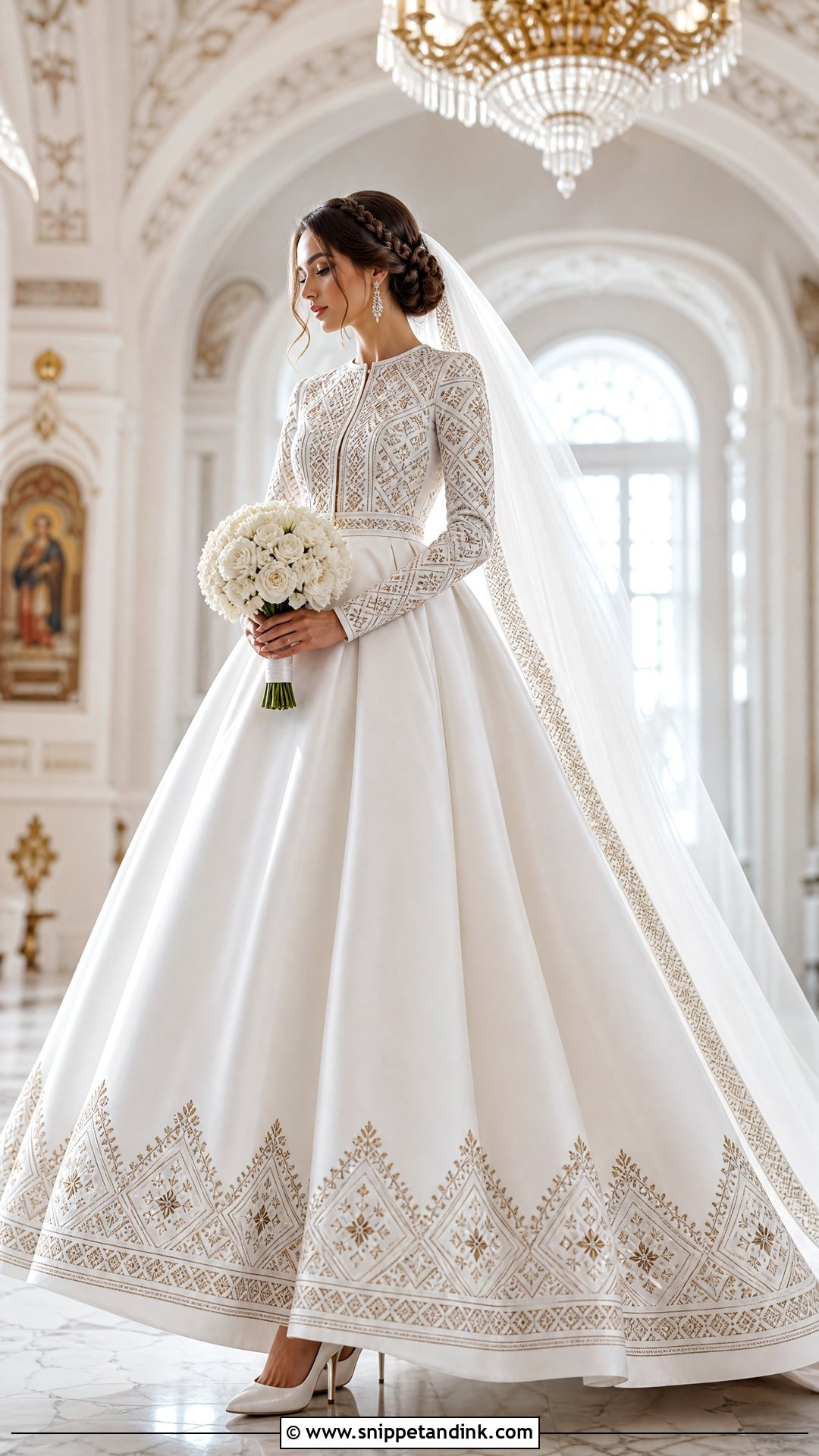 Ukrainian Wedding Ball Gown - Snippet and Ink - 20 Ukrainian Wedding Dress Ideas