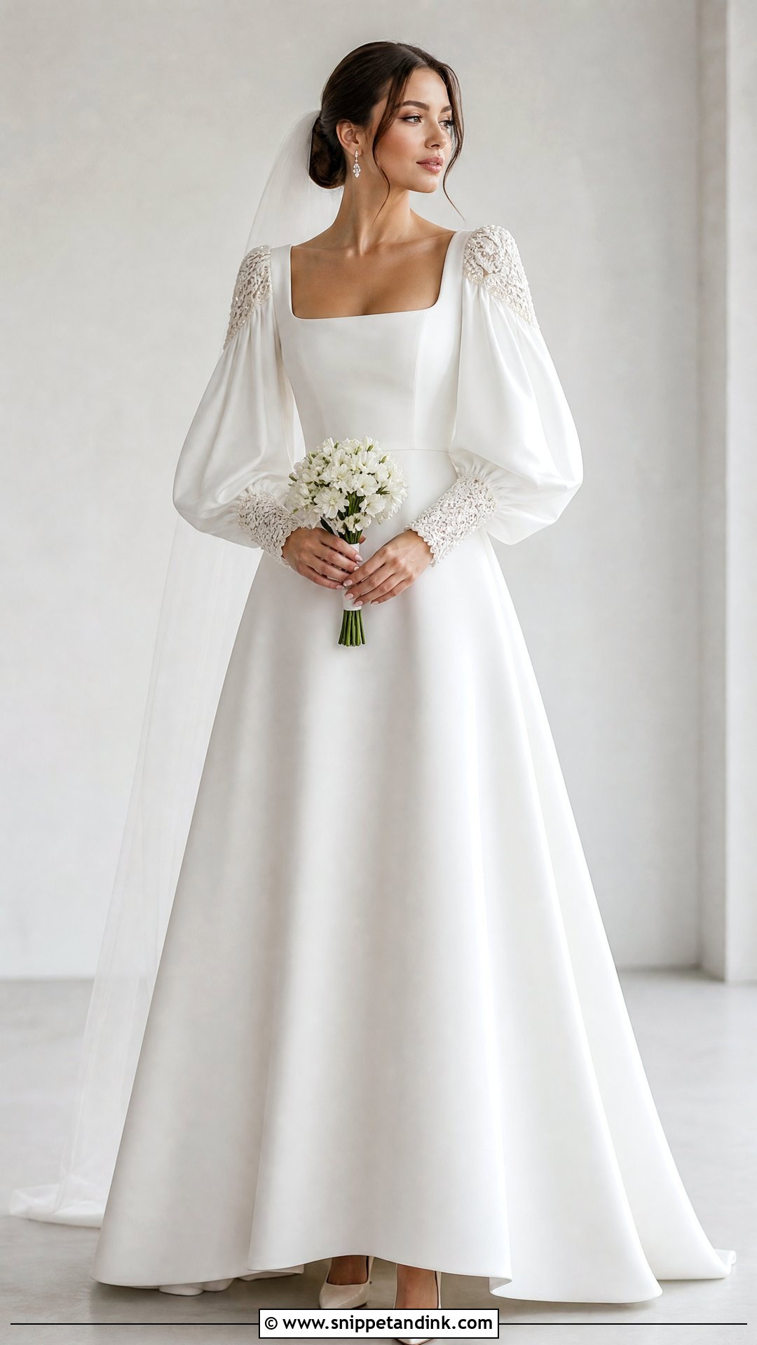 Ukrainian Wedding Dress With Puff Sleeves - Snippet and Ink - 20 Ukrainian Wedding Dress Ideas