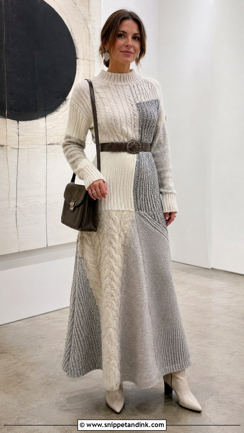 Upcycled Sweater Knit Gown - Snippet and Ink - 20 Eco Friendly Recycled Gown Ideas