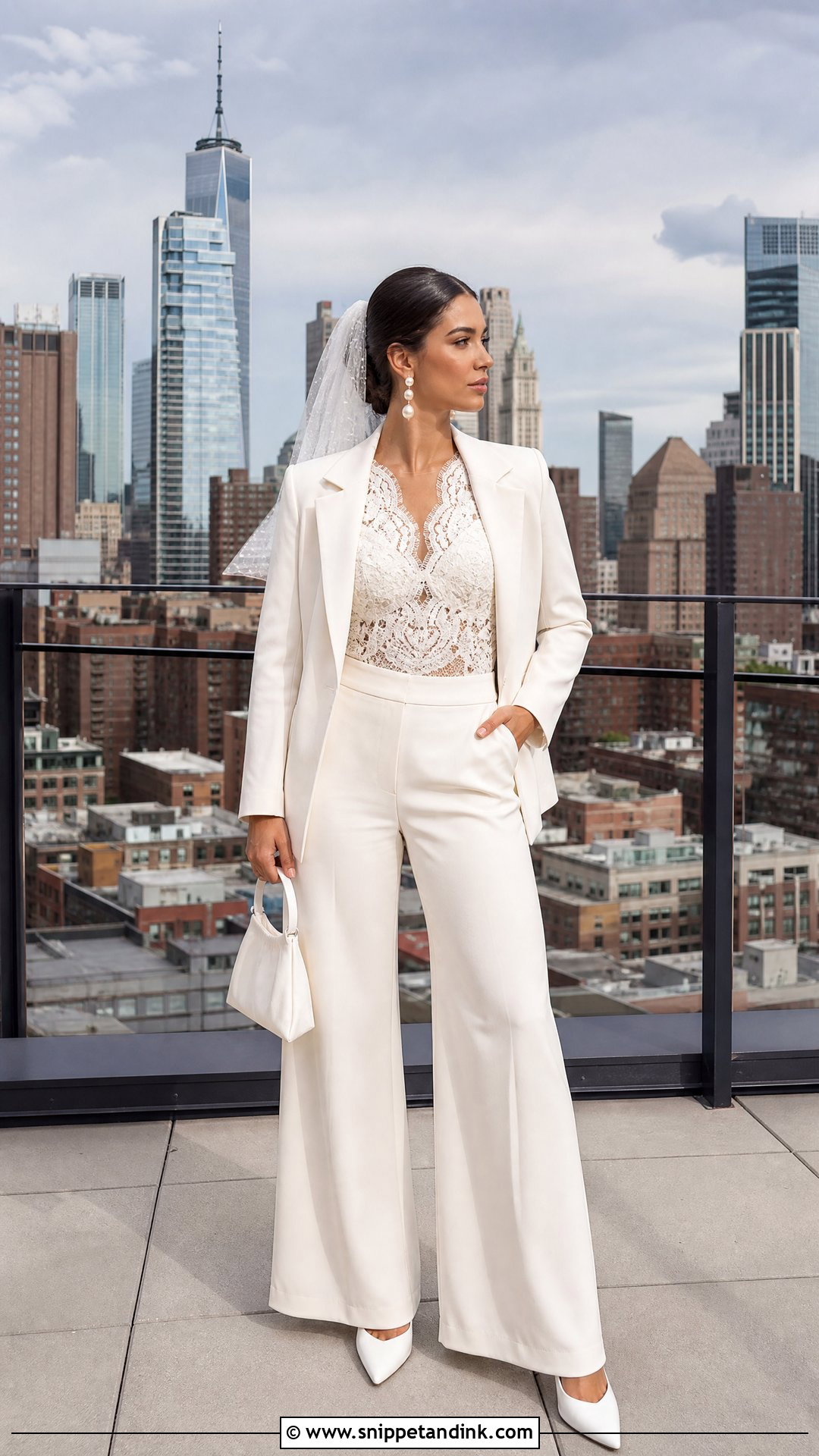 Upcycled Wedding Jumpsuit - Snippet and Ink - 20 Recycled Wedding Dress Ideas