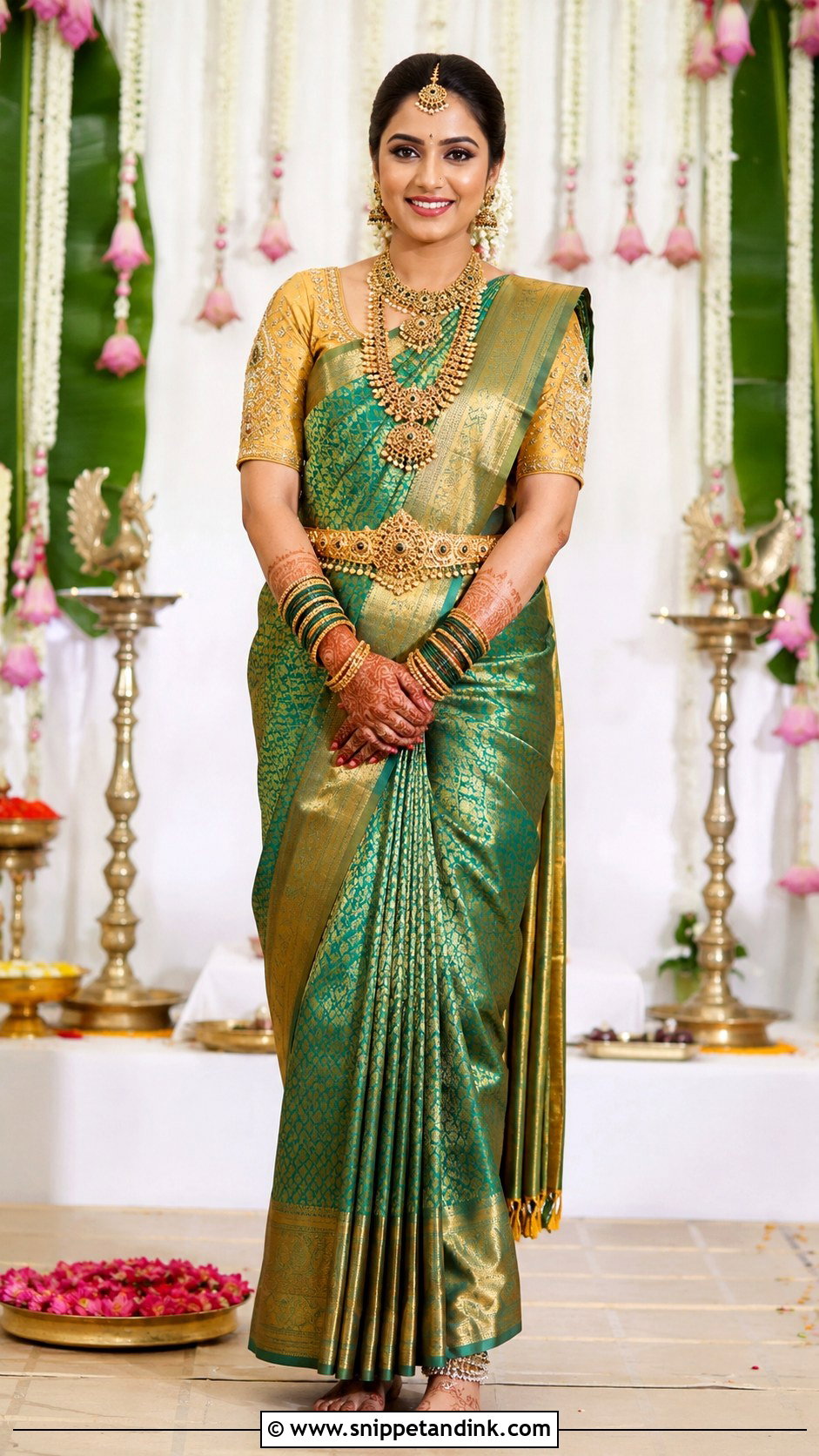 Vaddanam Telugu Bride - Snippet and Ink - 25 Traditional Telugu Bride Ideas