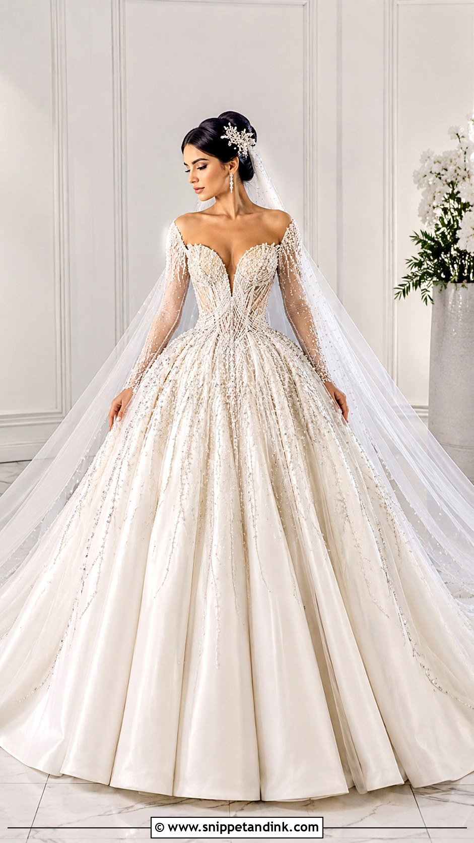 Valdrin Sahiti Ball Gown Wedding Dress - Snippet and Ink - 25 Valdrin Sahiti Wedding Dresses