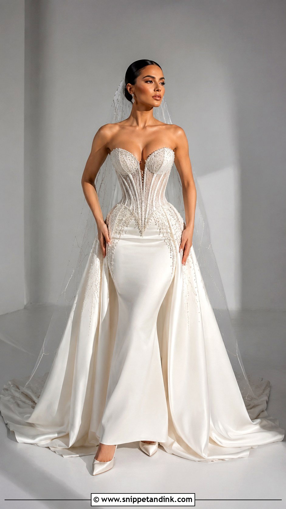 Valdrin Sahiti Corset Wedding Dress - Snippet and Ink - 25 Valdrin Sahiti Wedding Dresses
