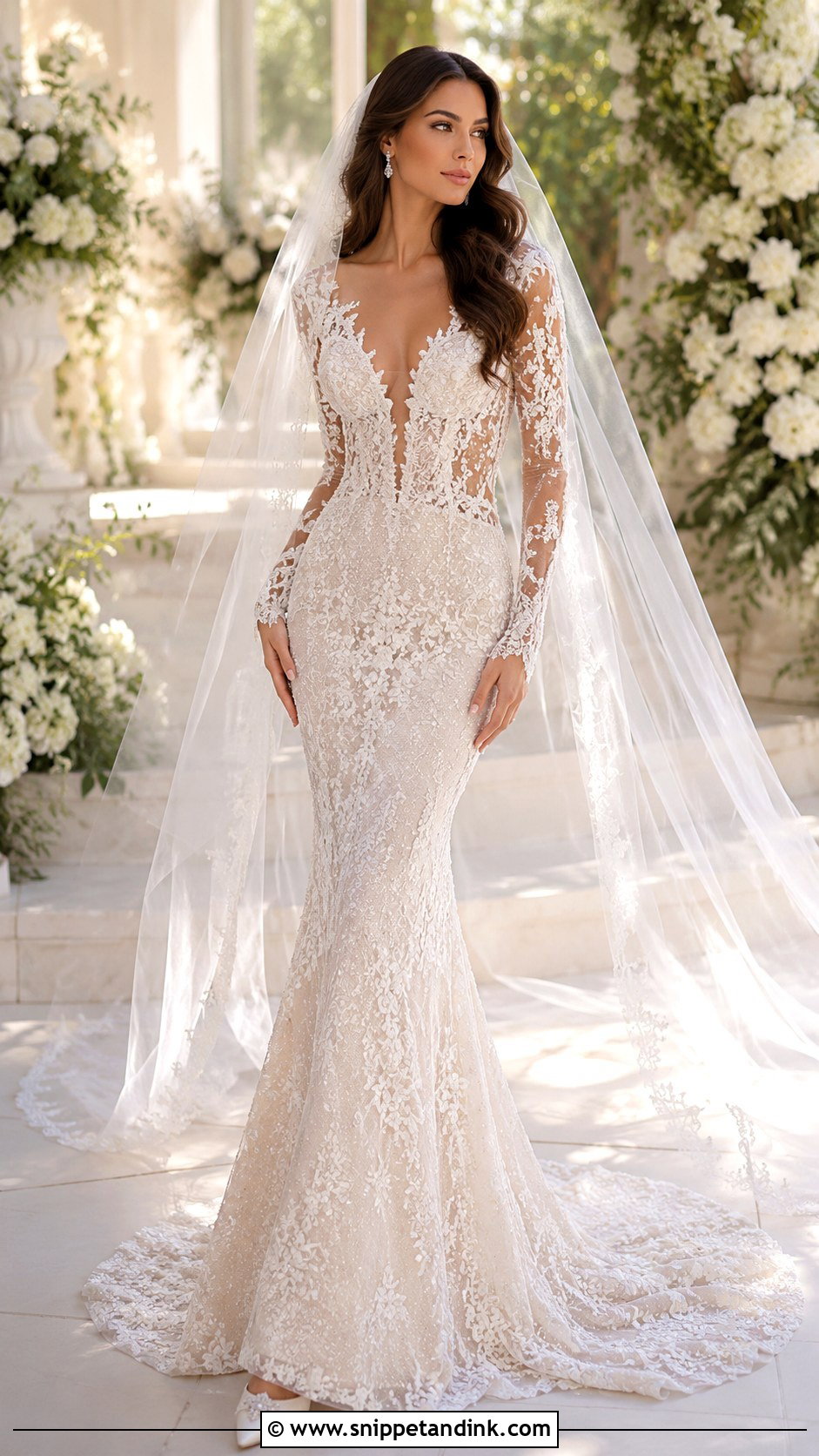 Valdrin Sahiti Lace Wedding Dress - Snippet and Ink - 25 Valdrin Sahiti Wedding Dresses