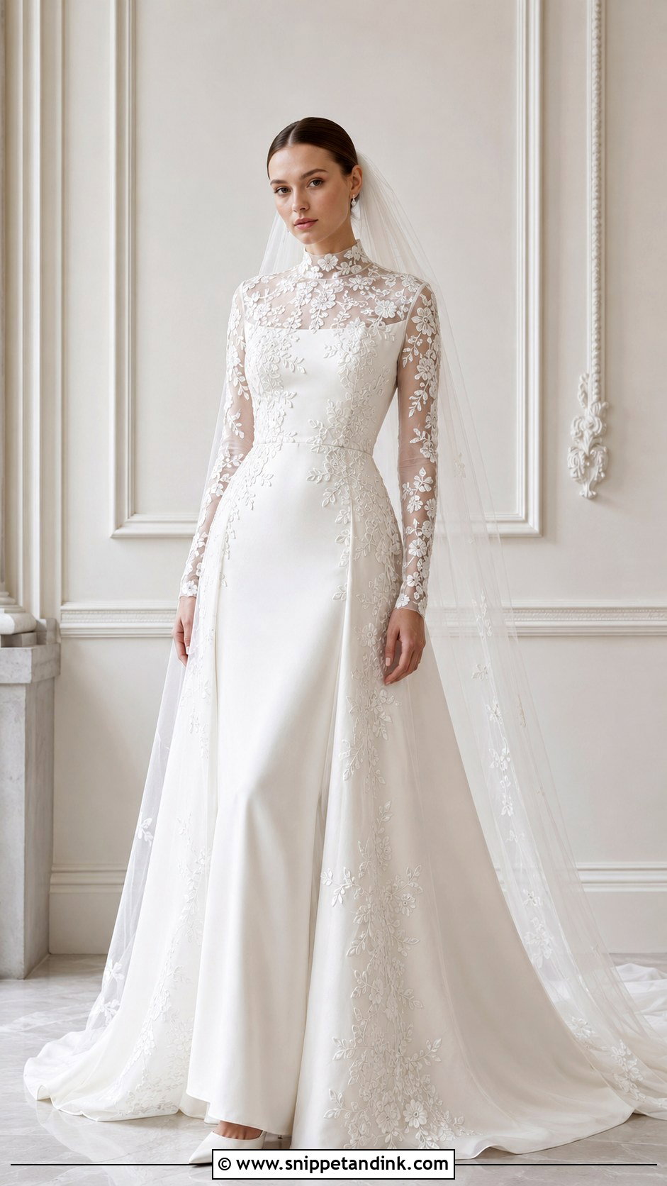 Valentino Embroidered Wedding Dress - Snippet and Ink - 25 Valentino Wedding Dress Ideas