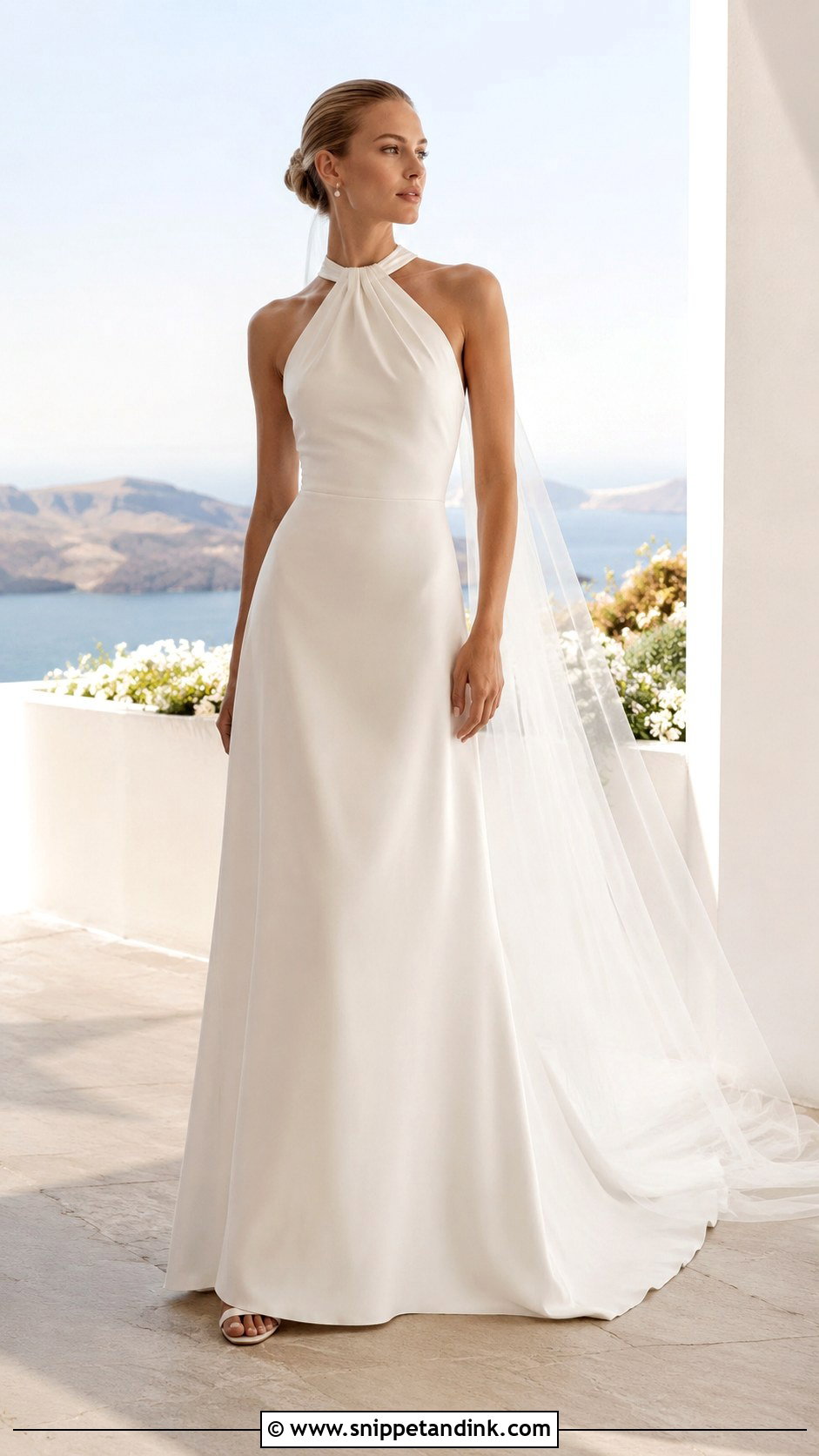 Valentino Halter Wedding Dress - Snippet and Ink - 25 Valentino Wedding Dress Ideas
